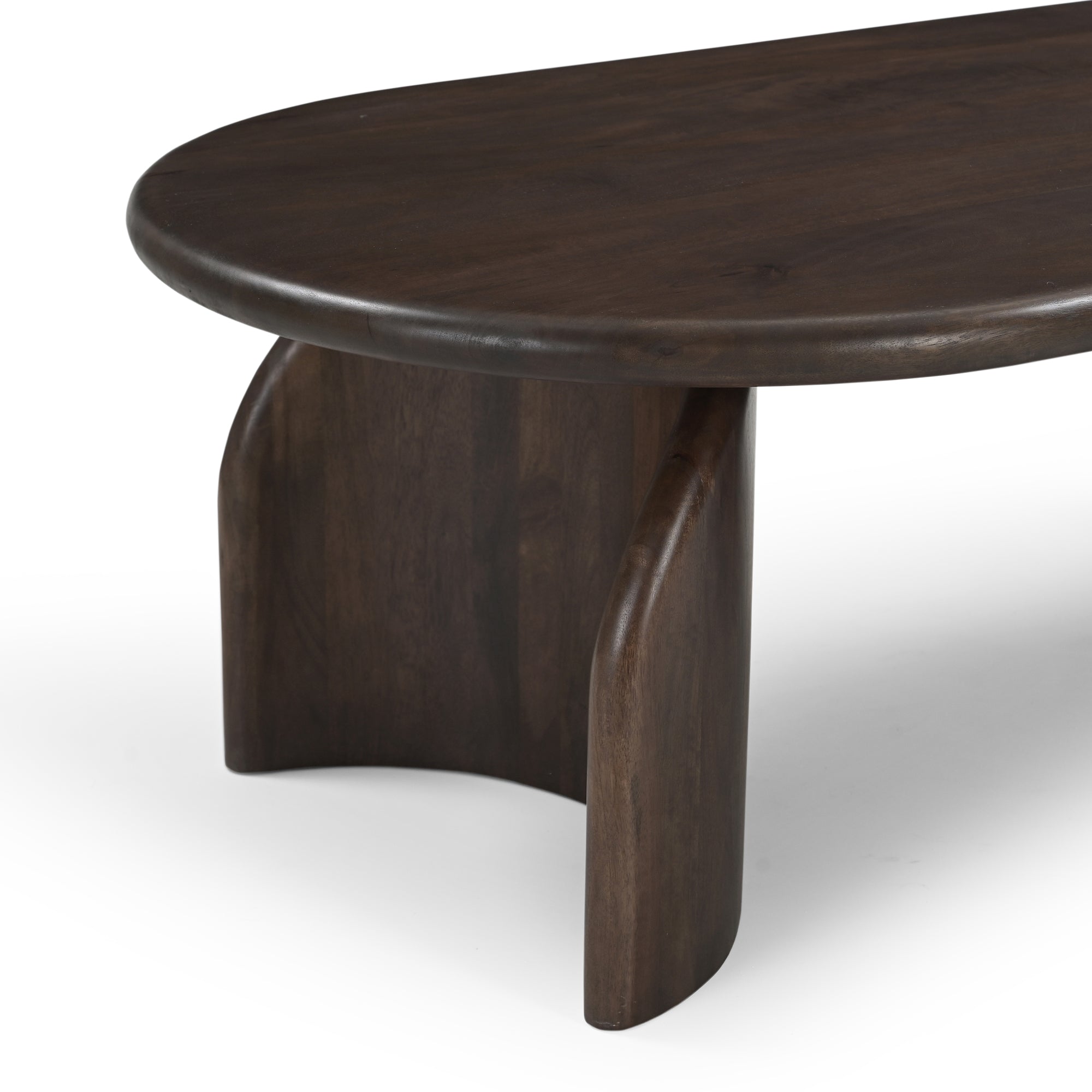 Eiji Solid Mango Wood Coffee Table Brown