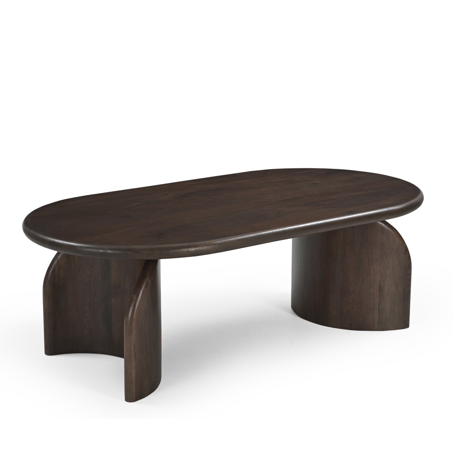 Eiji Solid Mango Wood Coffee Table Brown