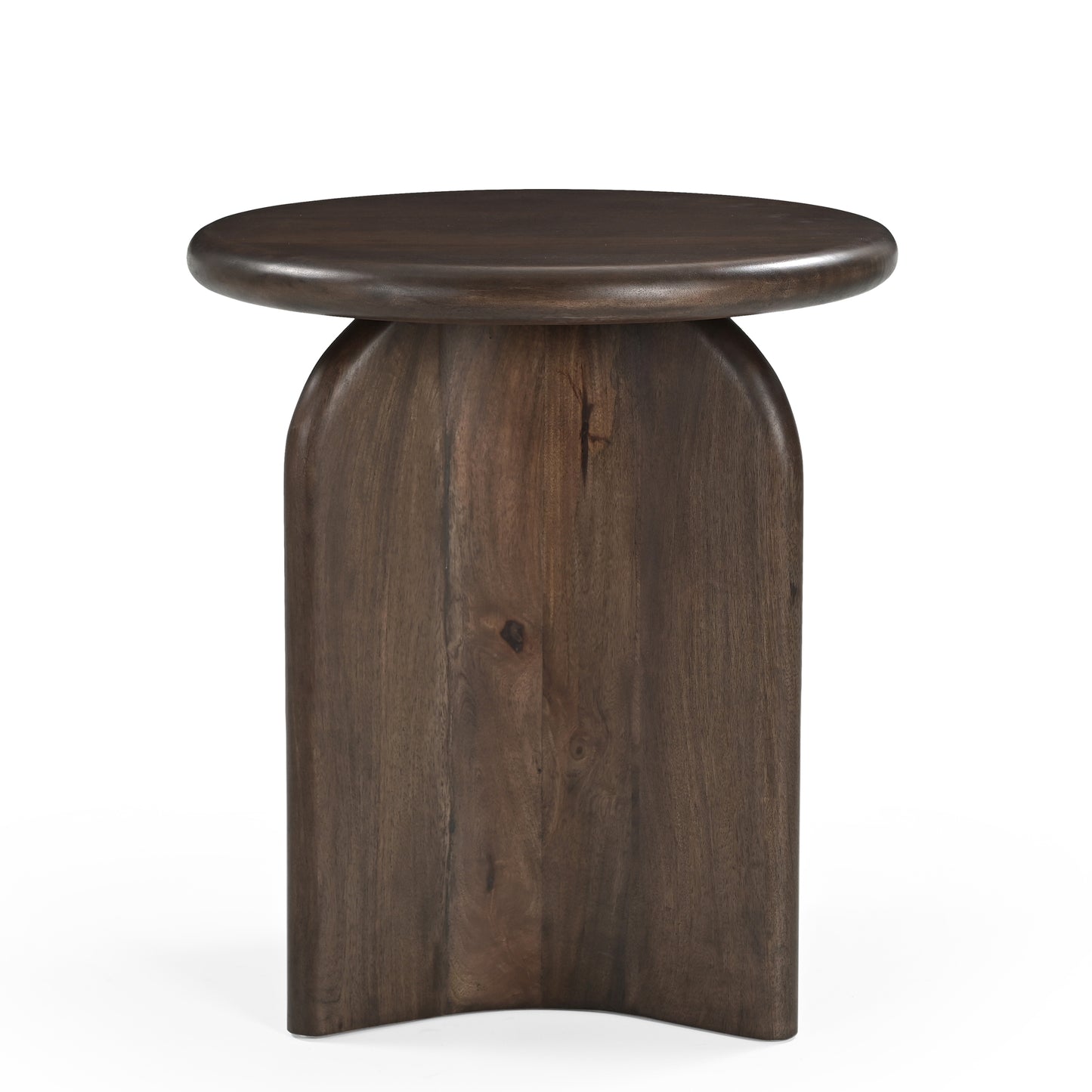 Eiji Solid Mango Wood Side Table Brown
