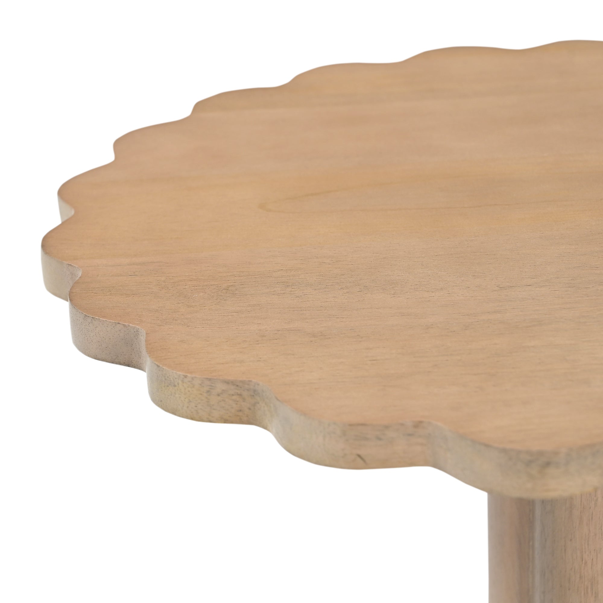 Emi Solid Mango Wood Side Table Cedar