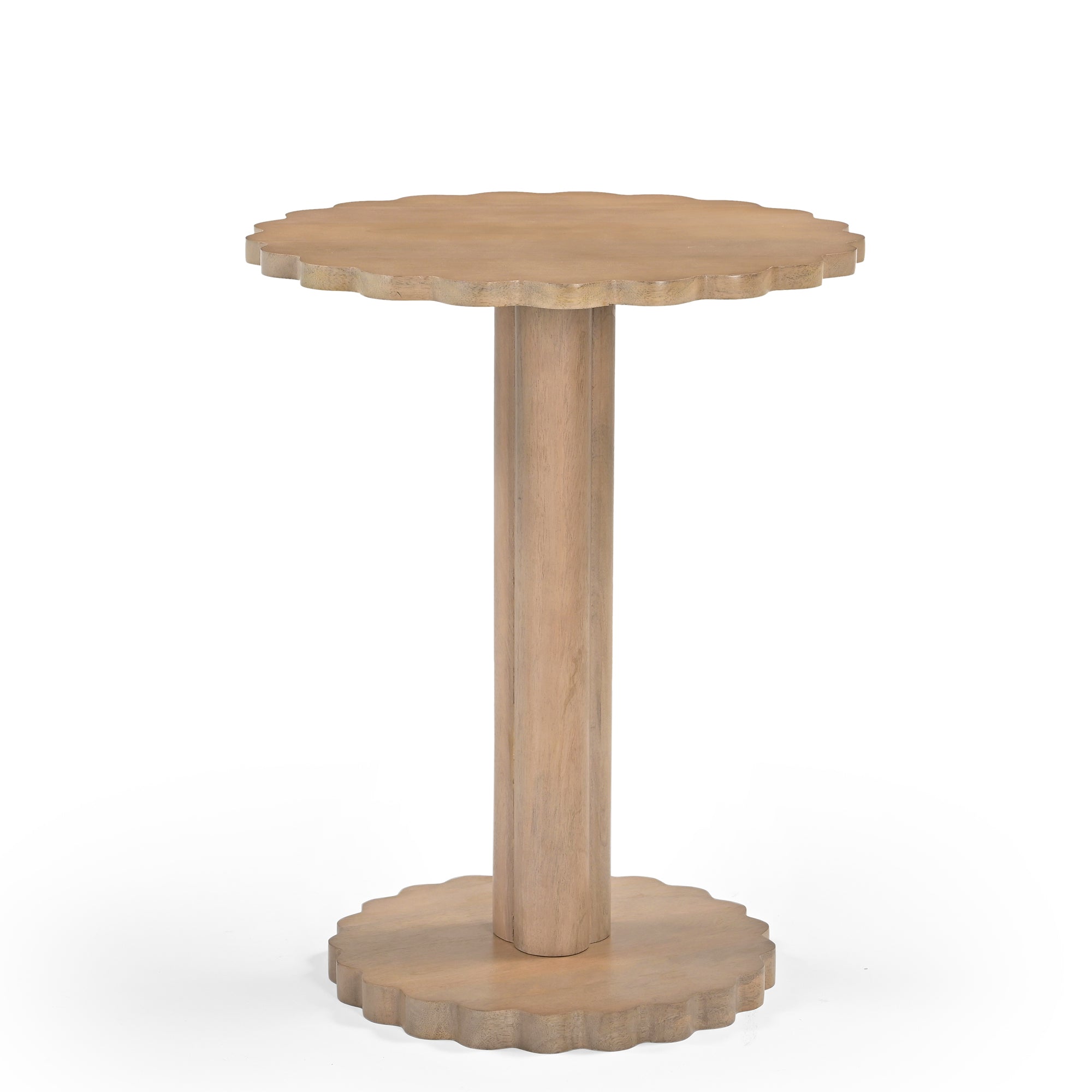 Emi Solid Mango Wood Side Table Cedar