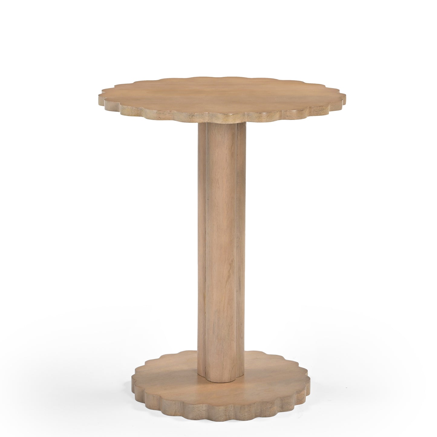Emi Solid Mango Wood Side Table Cedar