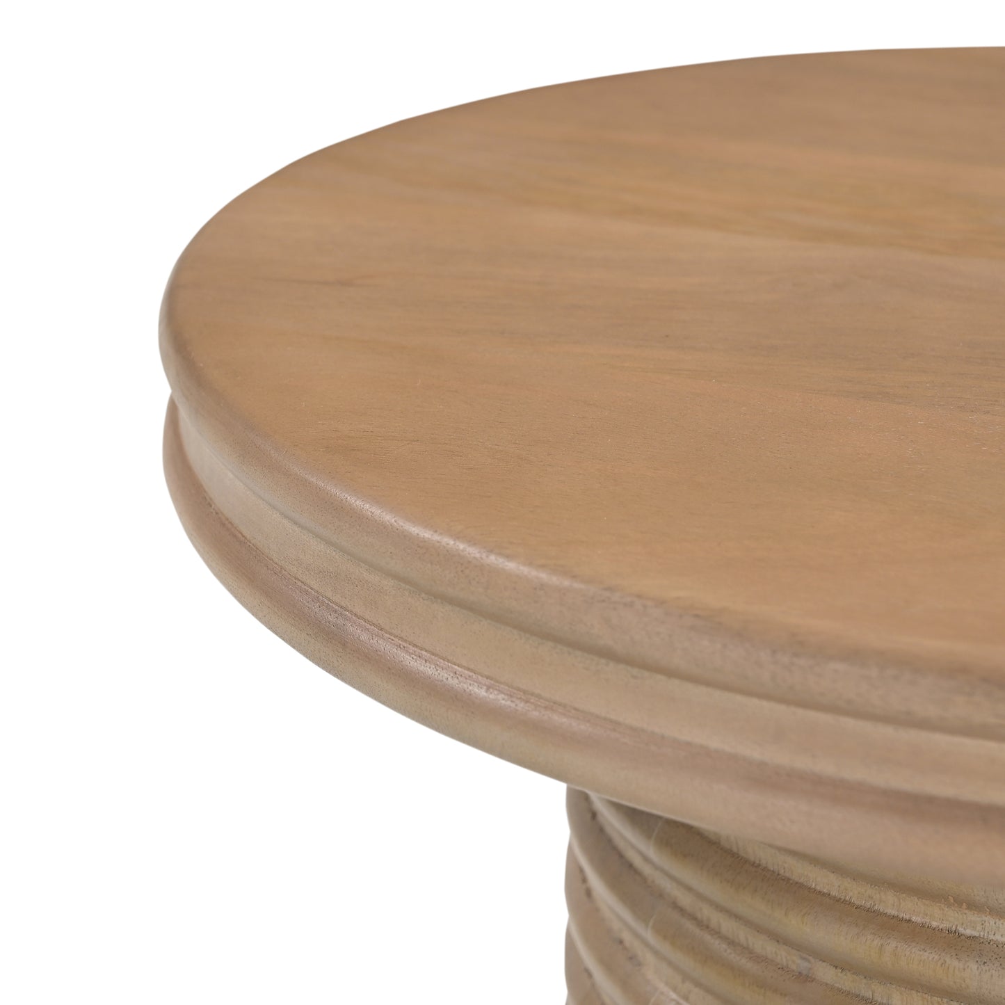 Caesar Solid Mango Wood Side Table