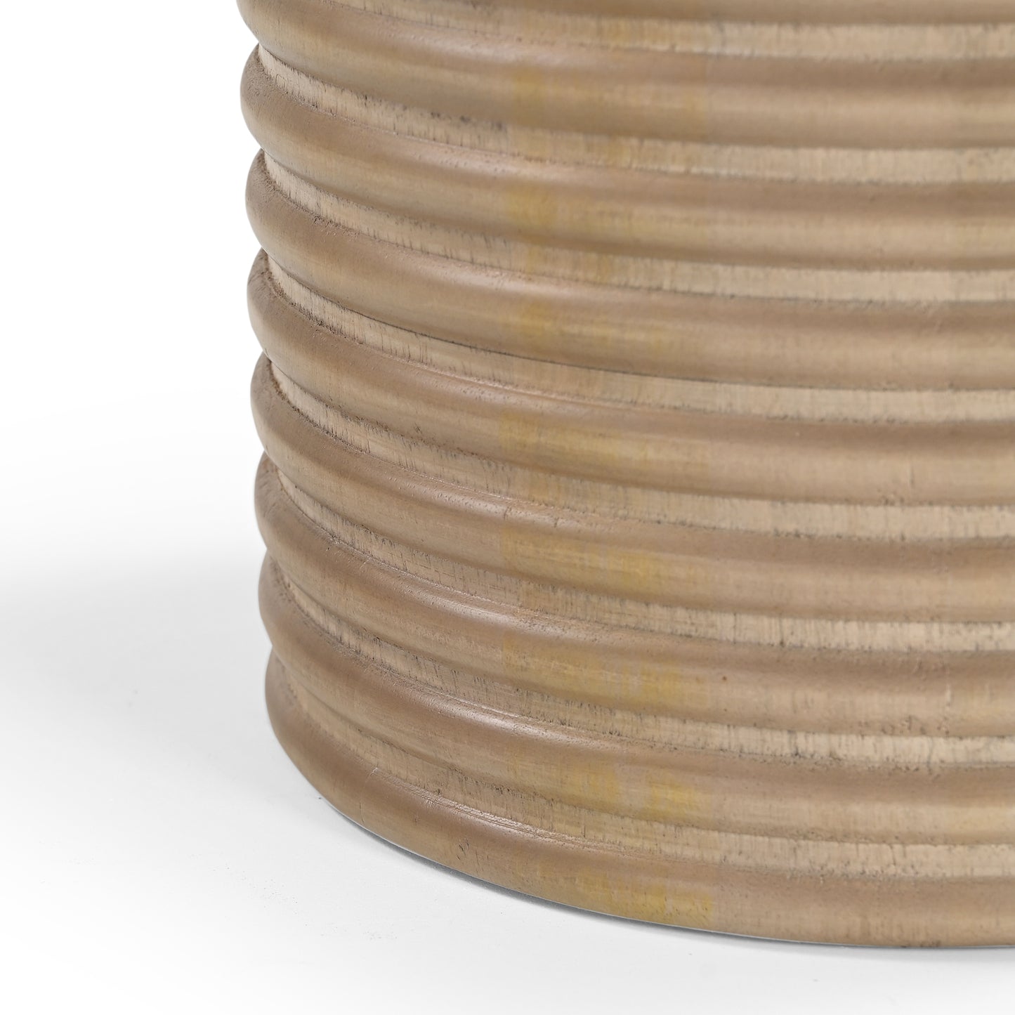 Caesar Solid Mango Wood Side Table