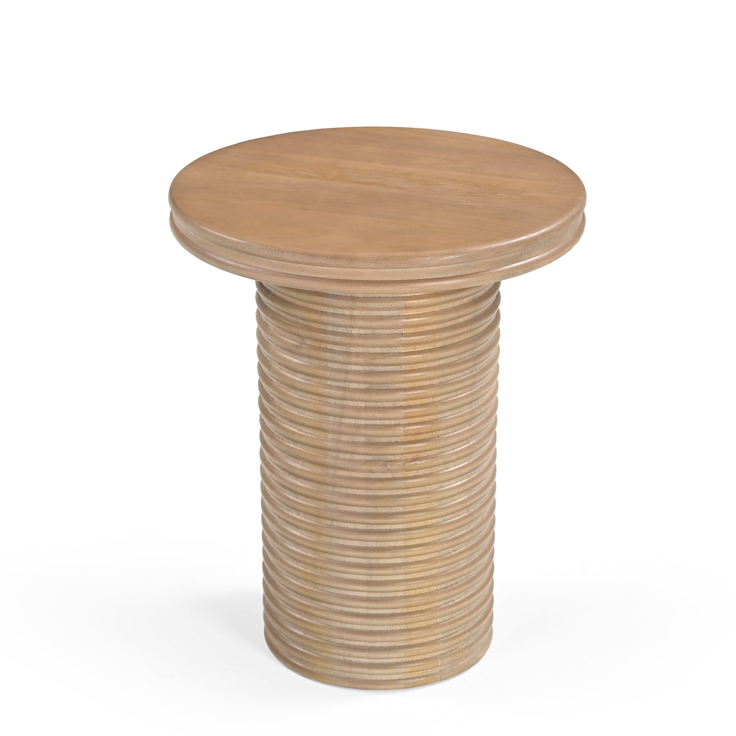 Caesar Solid Mango Wood Side Table