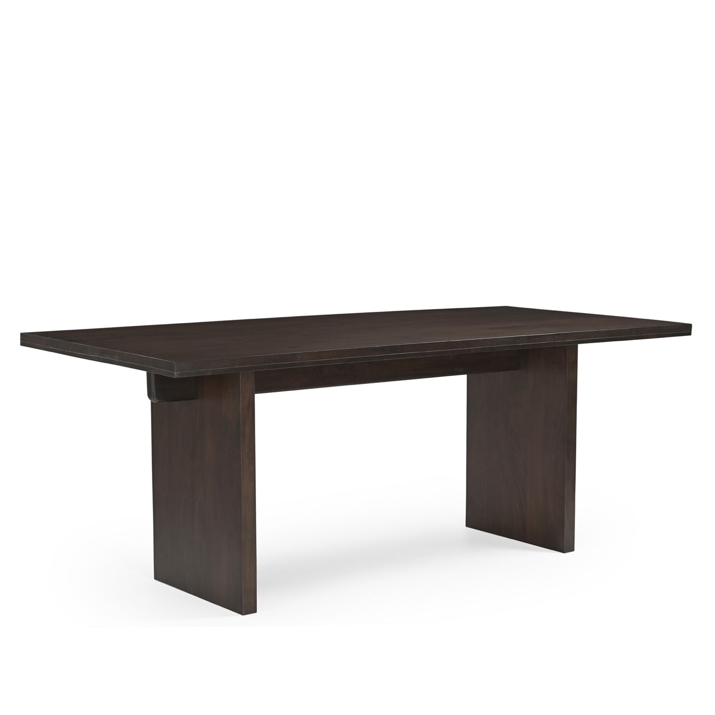 Taro Solid Mango Wood Dining Table Walnut