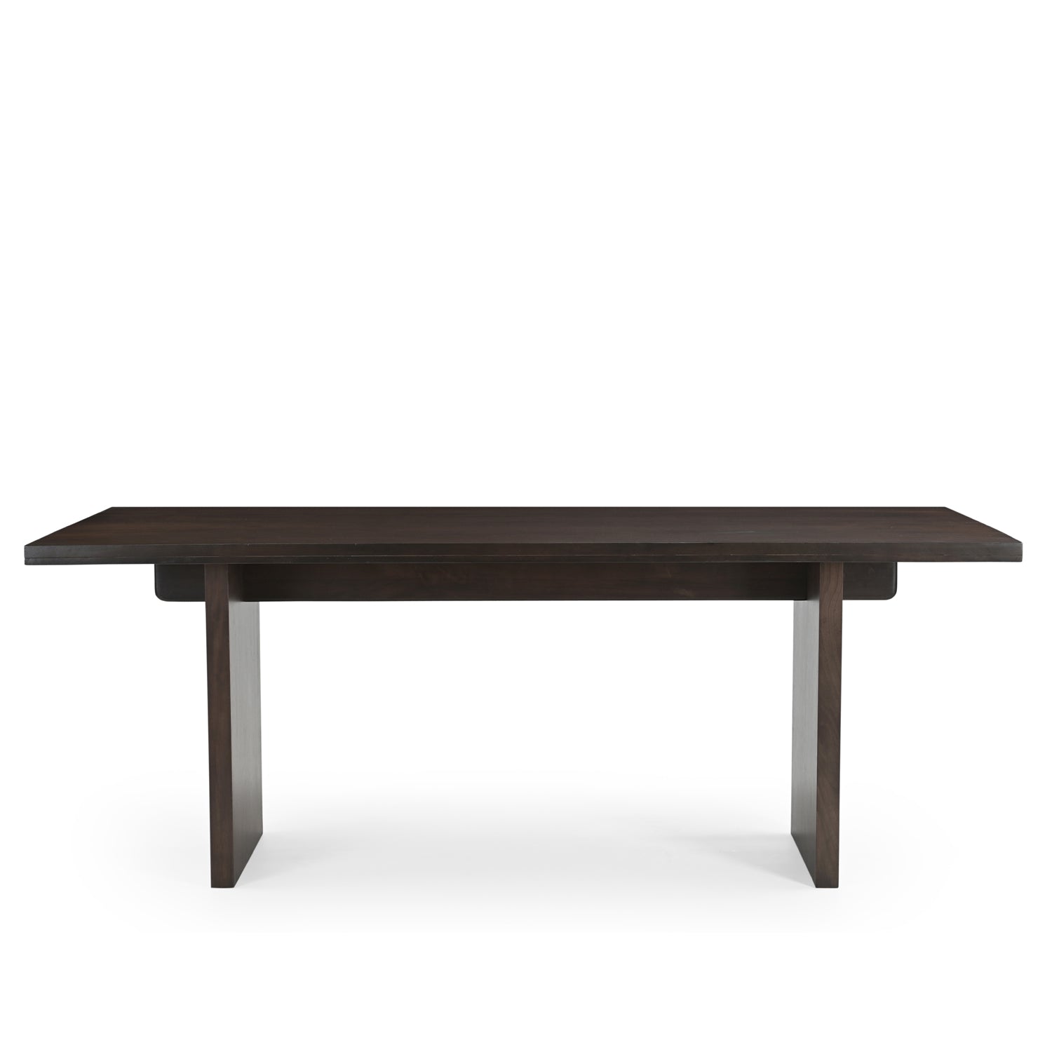 Taro Solid Mango Wood Dining Table Walnut