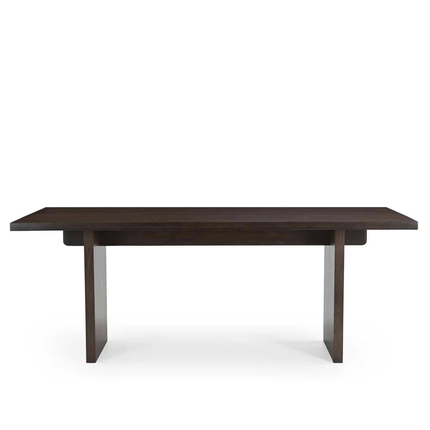 Taro Solid Mango Wood Dining Table Walnut