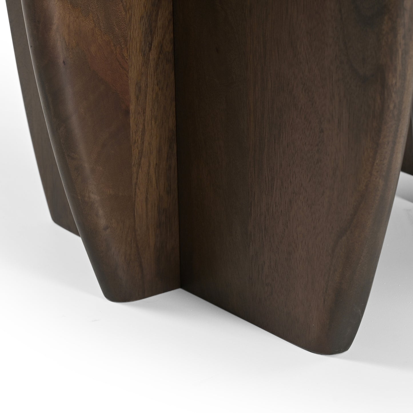 Rina Round Solid Mango Wood Dining Table Brown