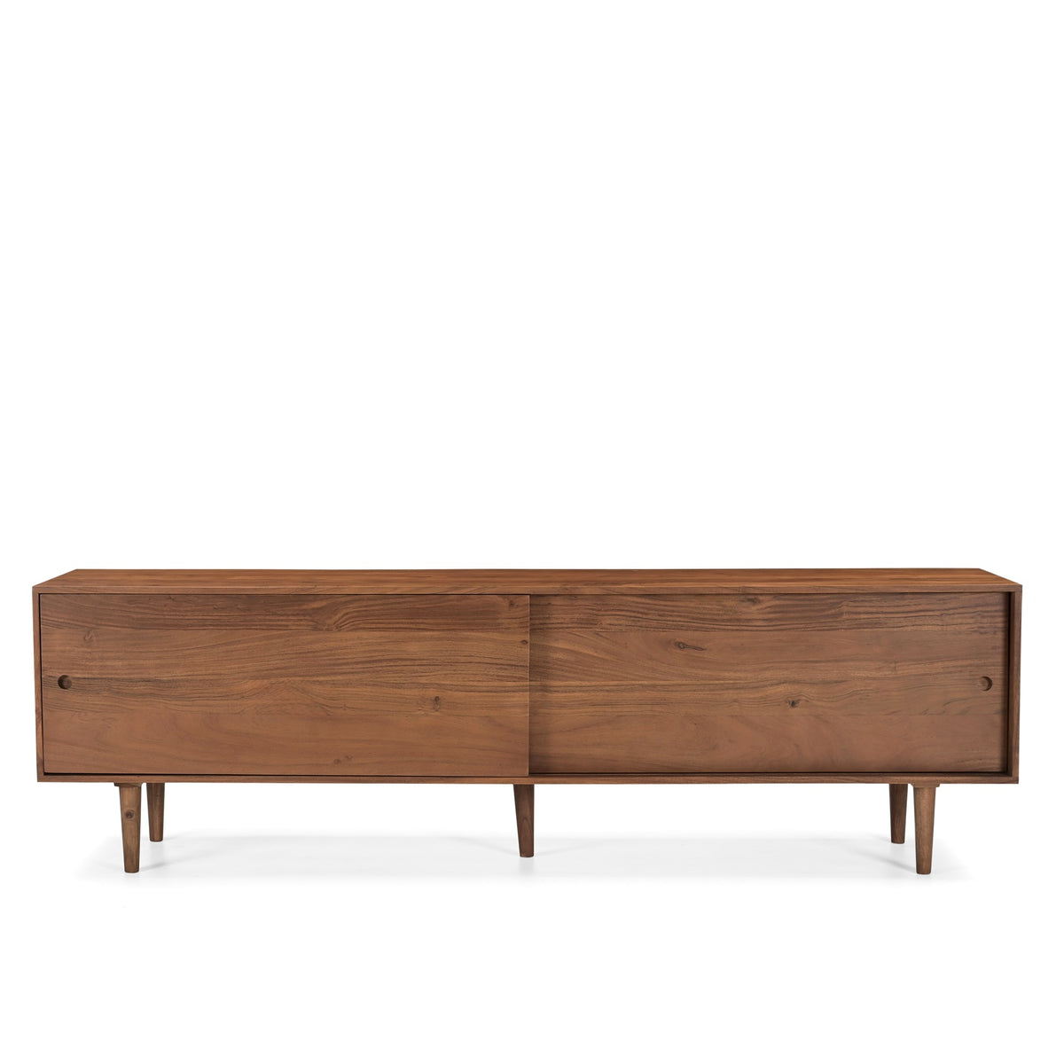 Billie Solid Acacia Wood TV Stand in Honey Brown (2 Sizes)