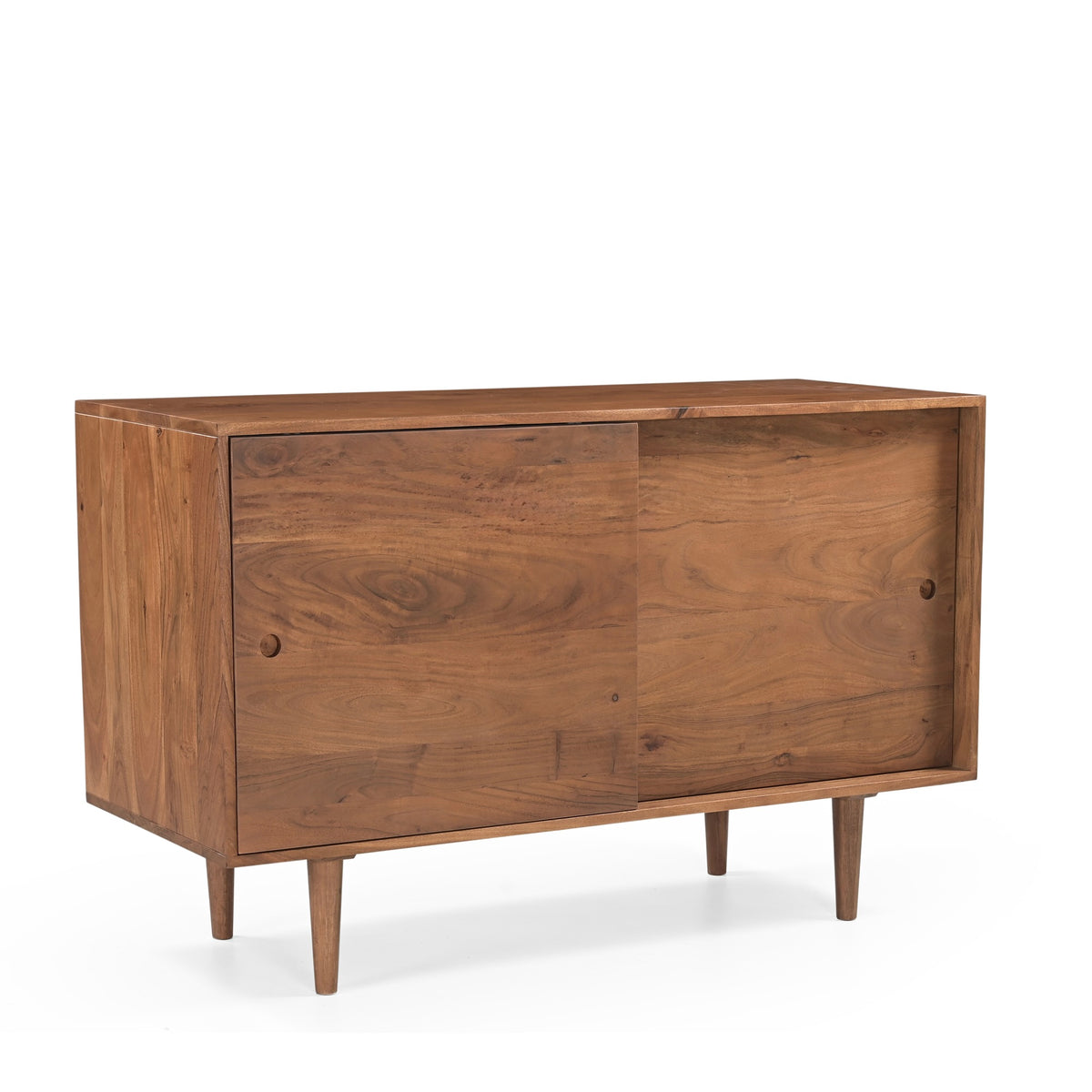 Billie Solid Acacia Wood Sideboard in Honey Brown (120cm)