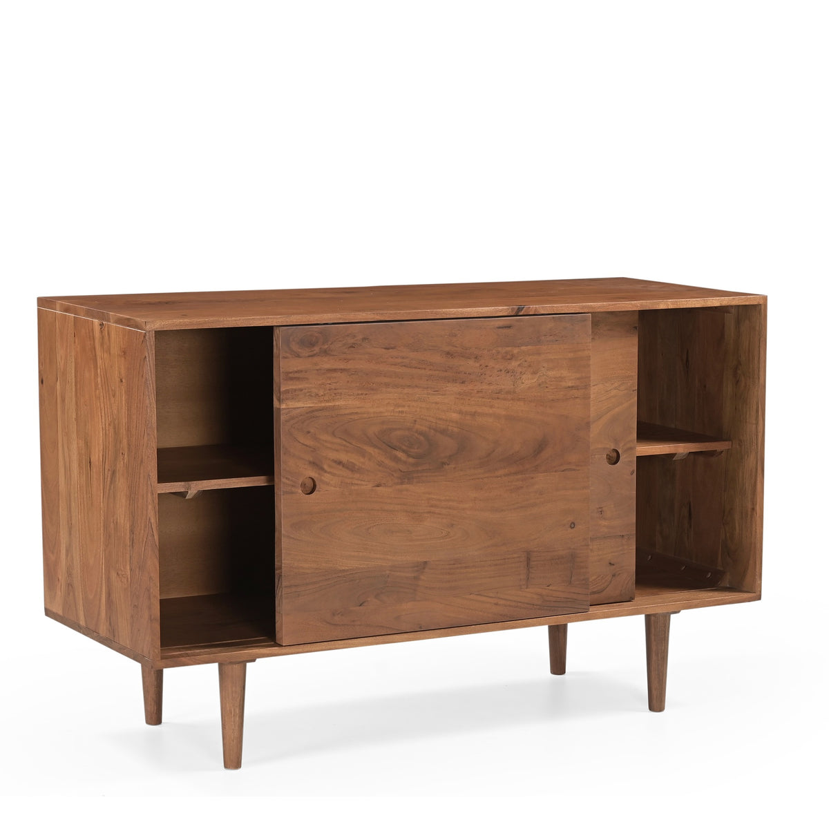 Billie Solid Acacia Wood Sideboard in Honey Brown (120cm)
