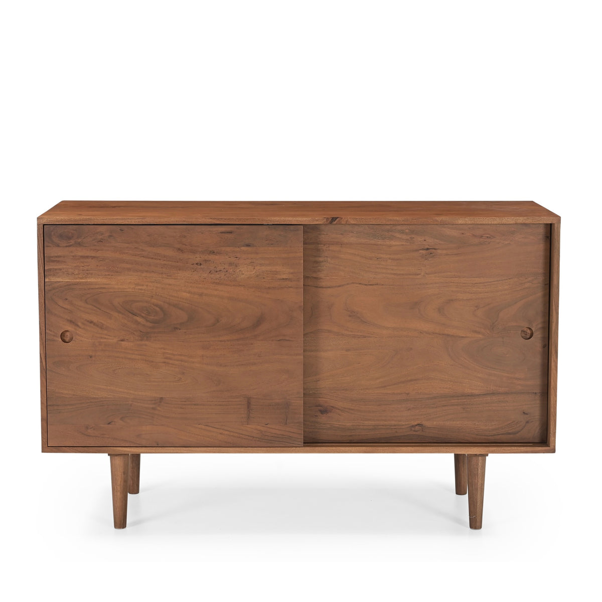 Billie Solid Acacia Wood Sideboard in Honey Brown (120cm)