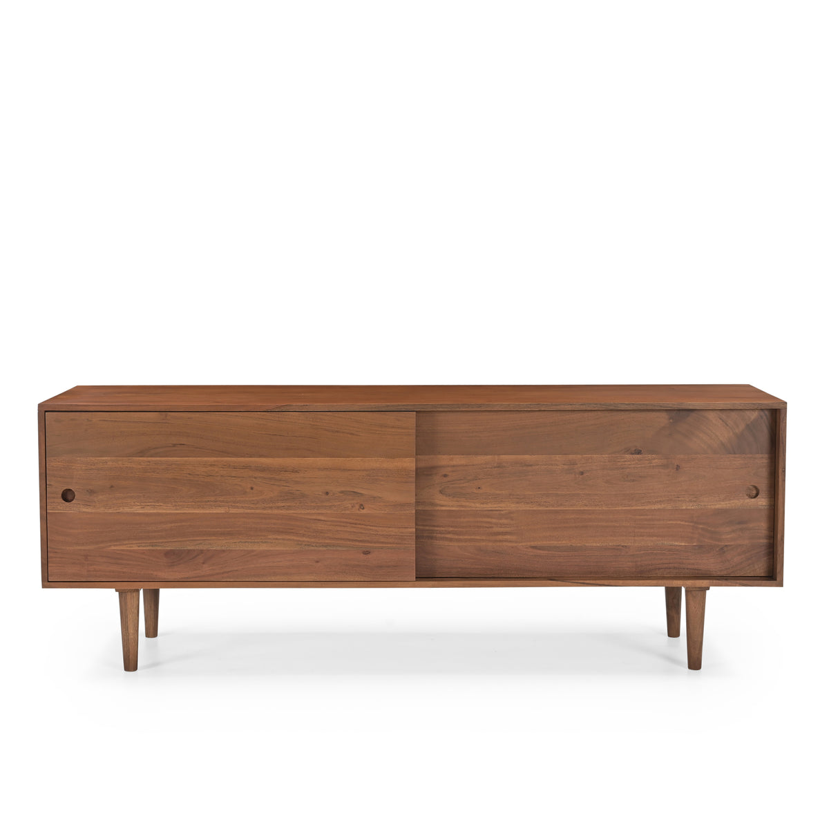 Billie Solid Acacia Wood TV Stand in Honey Brown (2 Sizes)