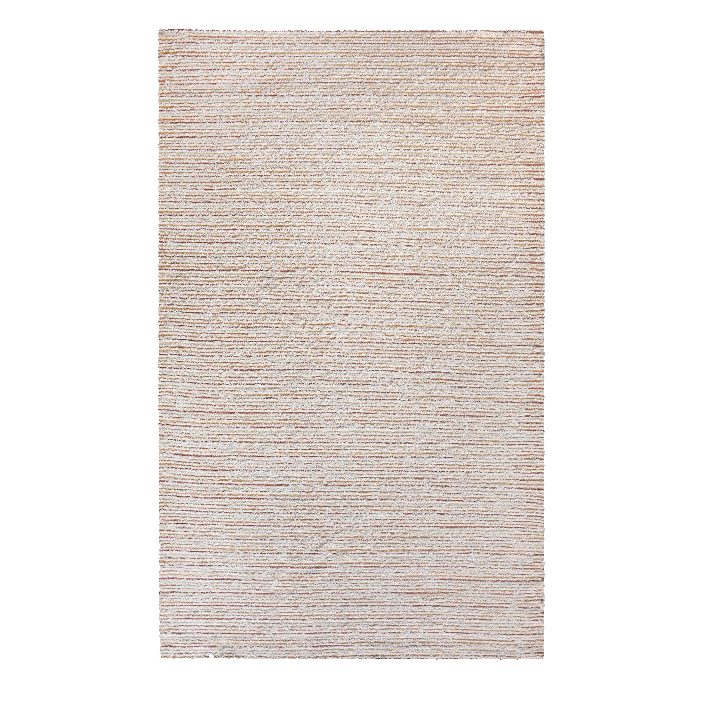 Lawson Handwoven Flat Weave Wool & Cotton Rug in Ivory & Mustard (2 Sizes)