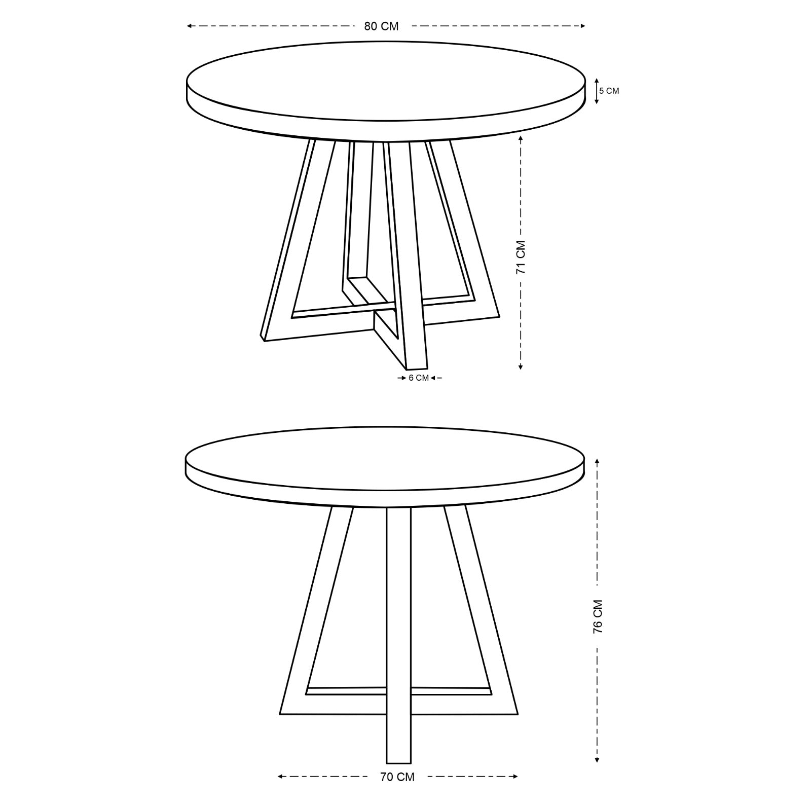 Ida Solid Oak Dining Table Natural (3 Sizes)