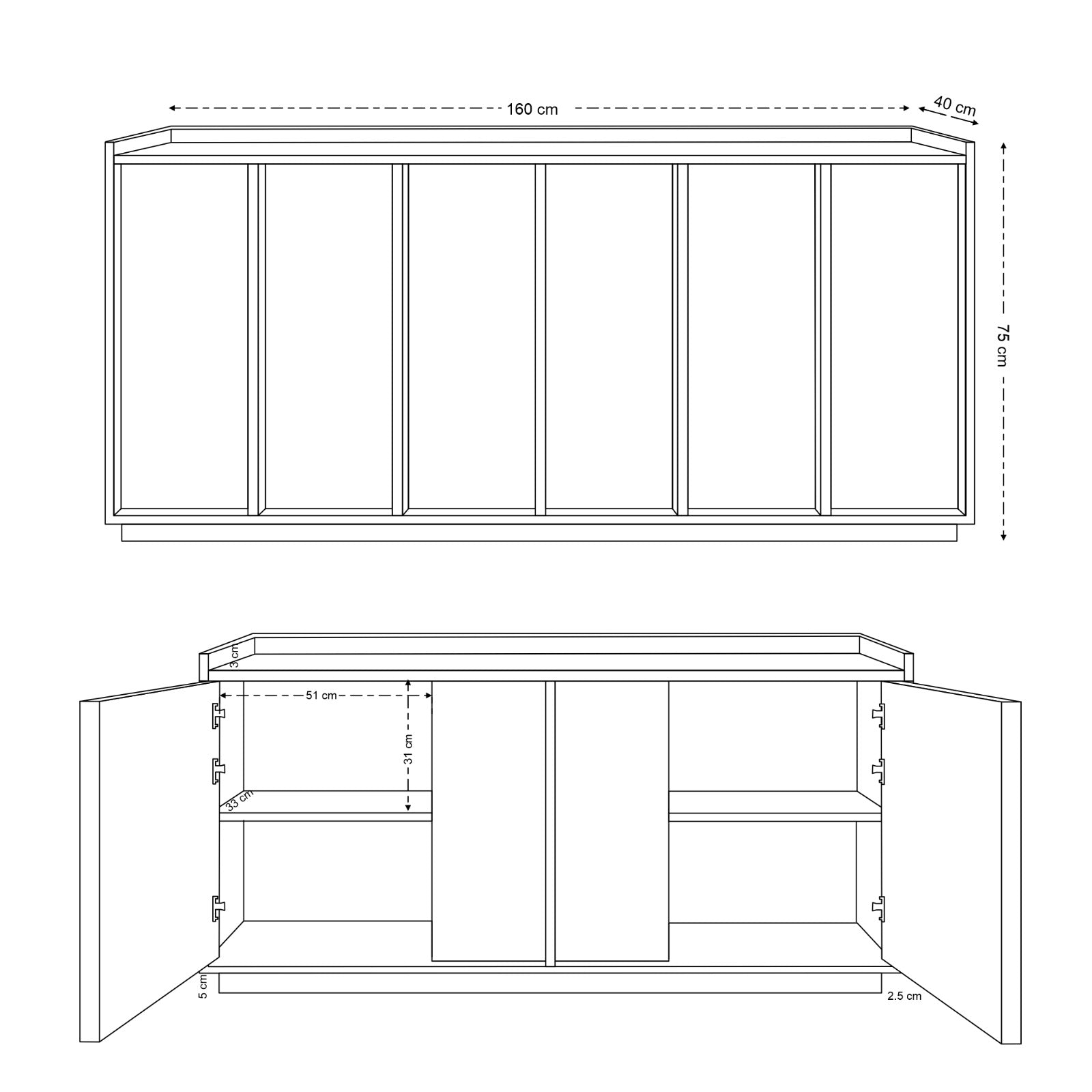 Kyoto Sideboard in Walnut