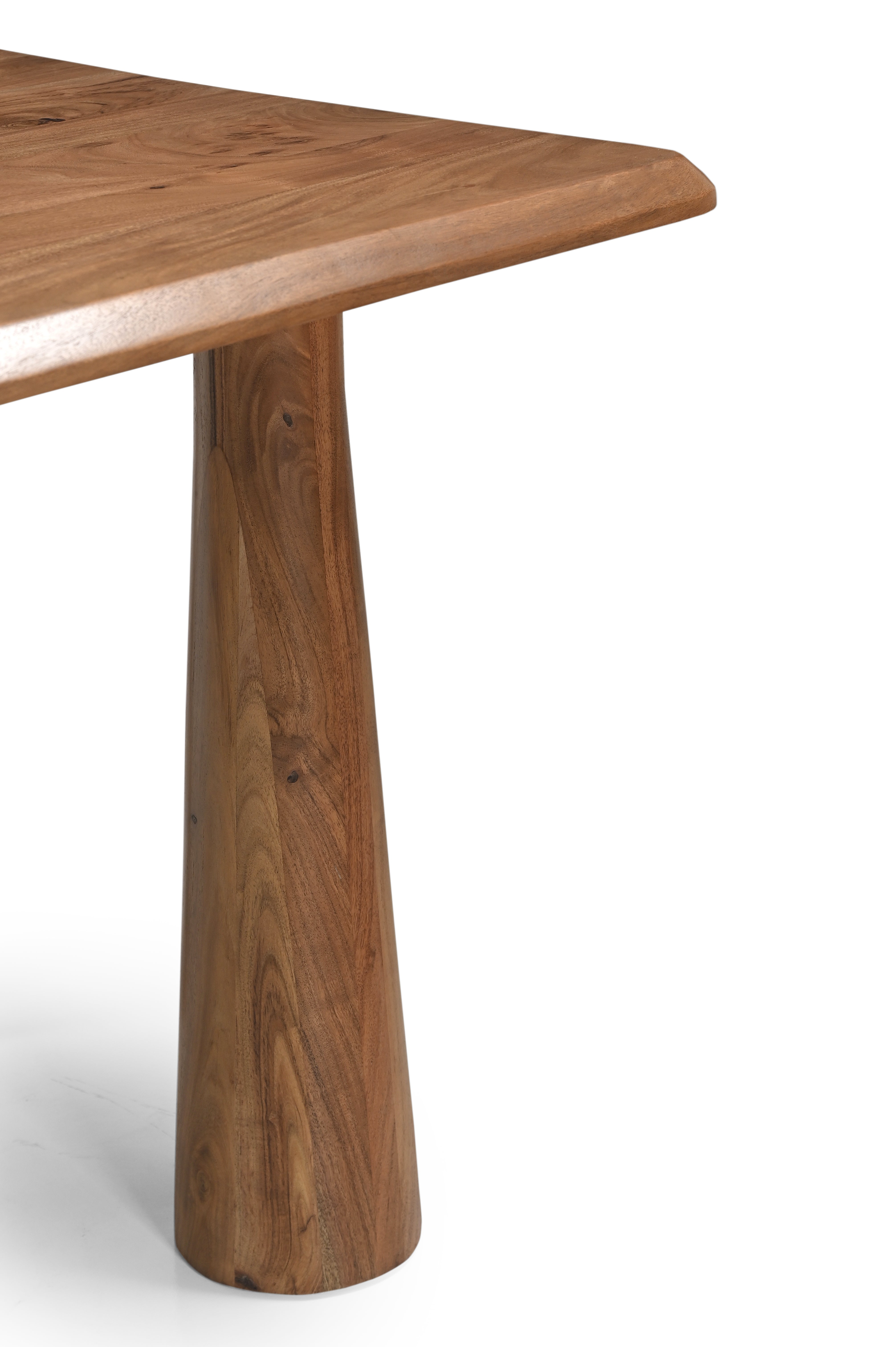 Antonella Rectangular Solid Acacia Wood Dining Table Natural