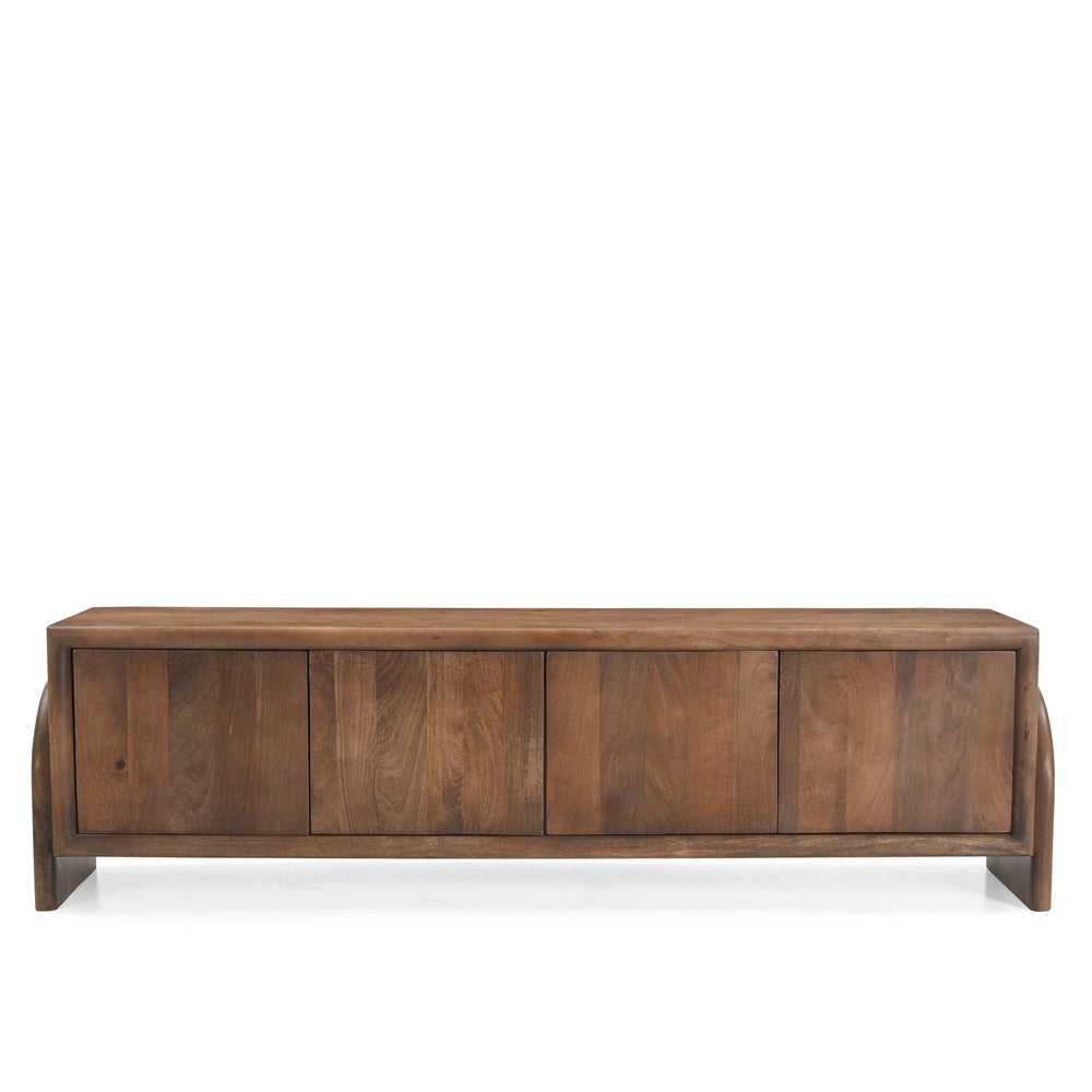 Jax Solid Mango Wood TV Stand Hazel
