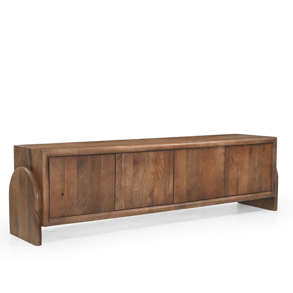 Jax Solid Mango Wood TV Stand Hazel
