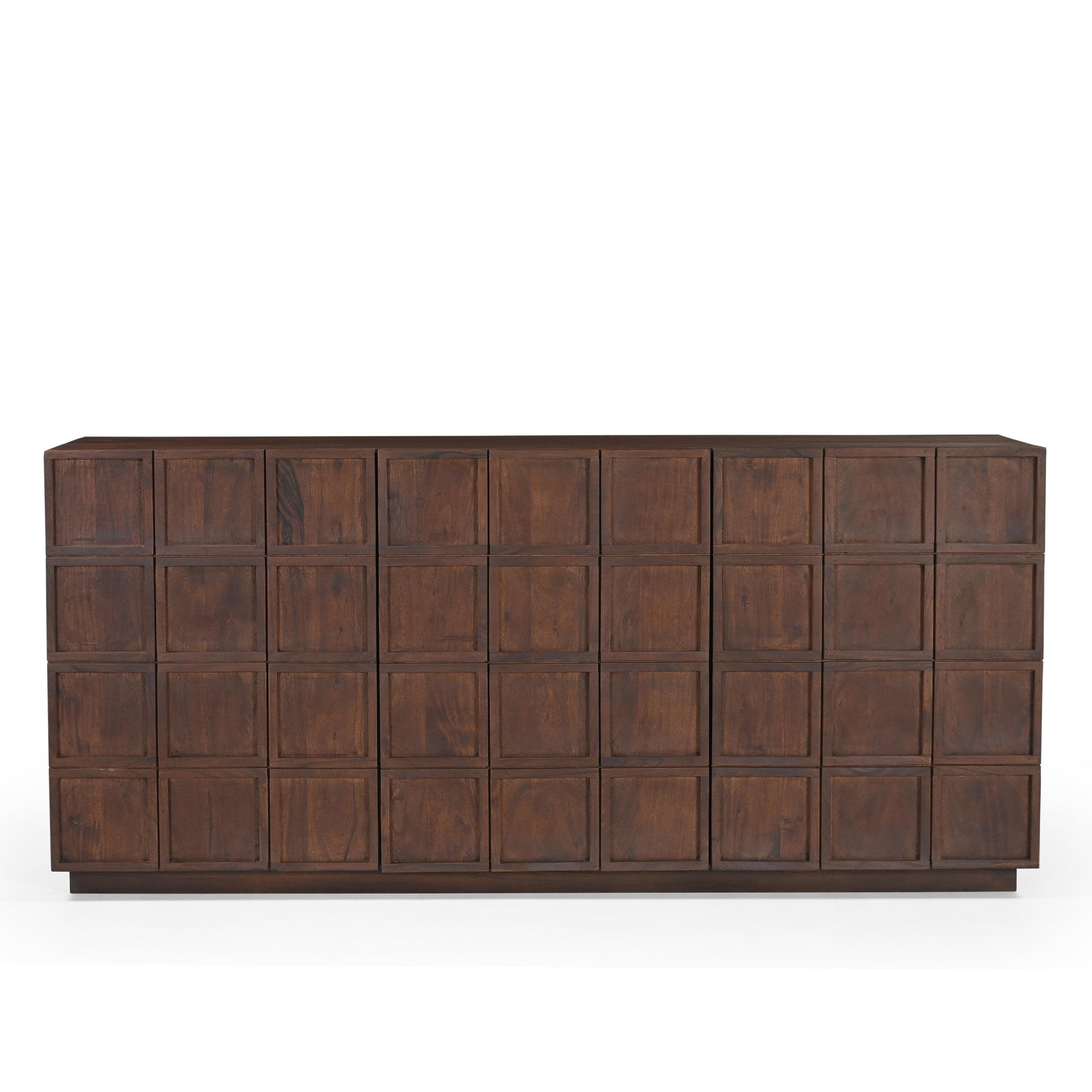 Monaco Solid Acacia Wood Large Sideboard Brown (163cm)