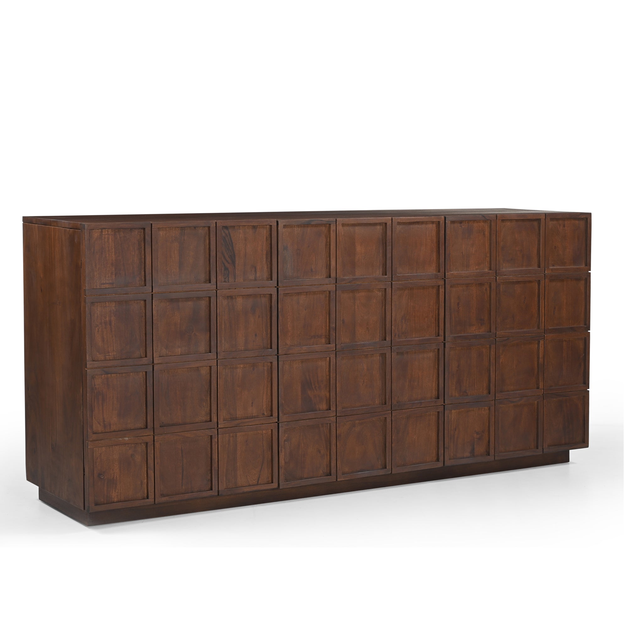 Monaco Solid Acacia Wood Large Sideboard Brown (163cm)