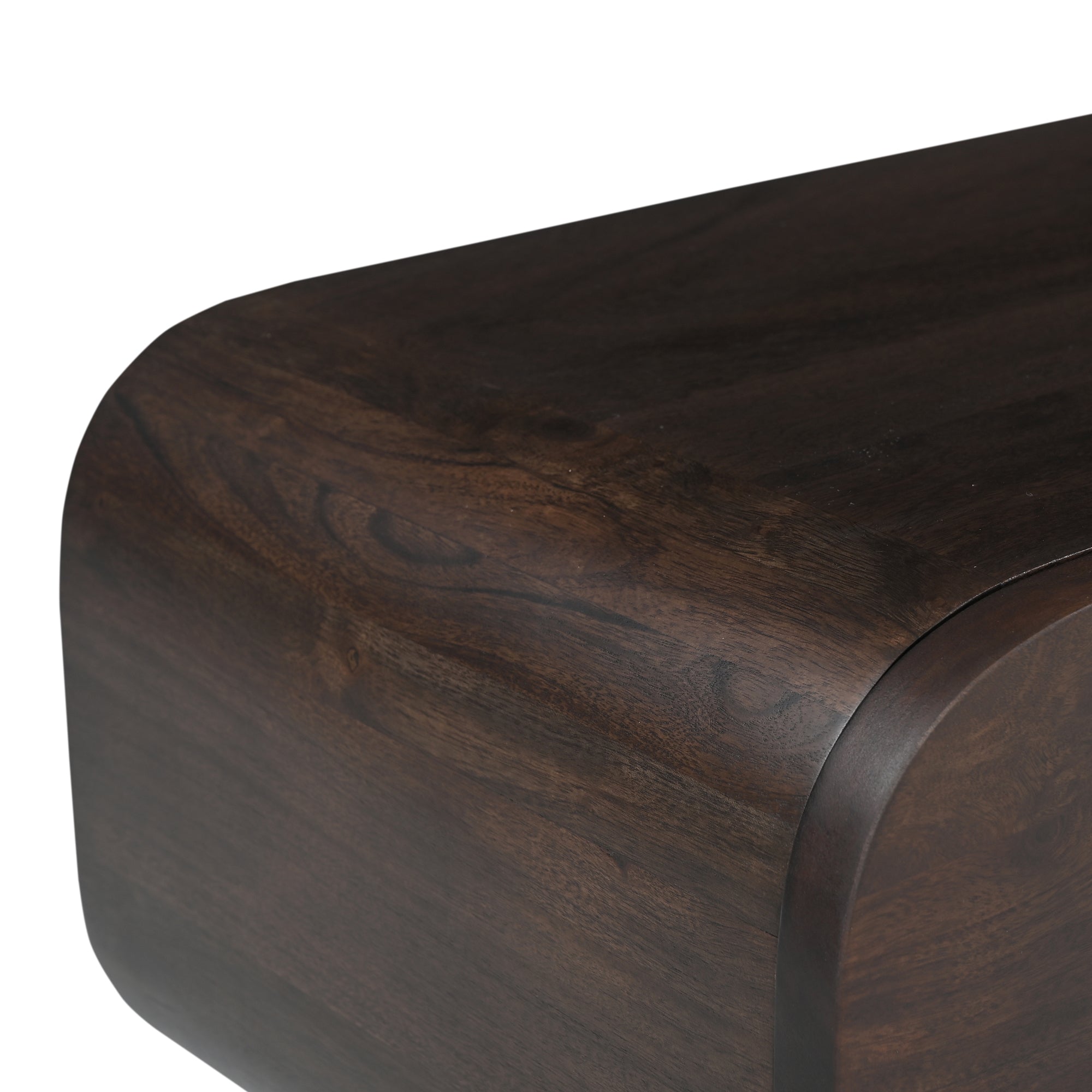 Como Solid Acacia Wood TV Stand in Espresso Walnut (180cm)