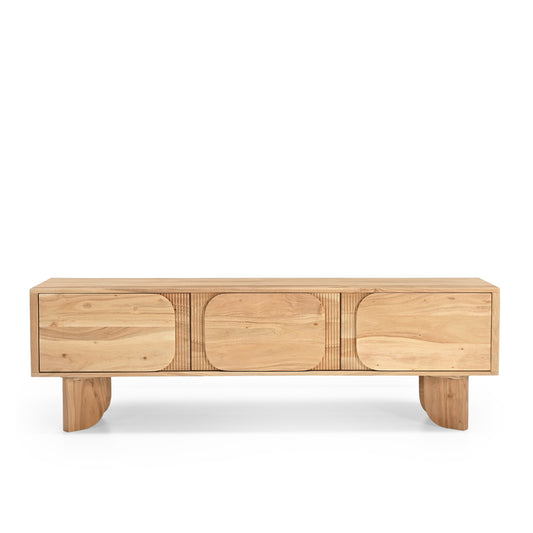 Akira Solid Acacia Wood TV Stand