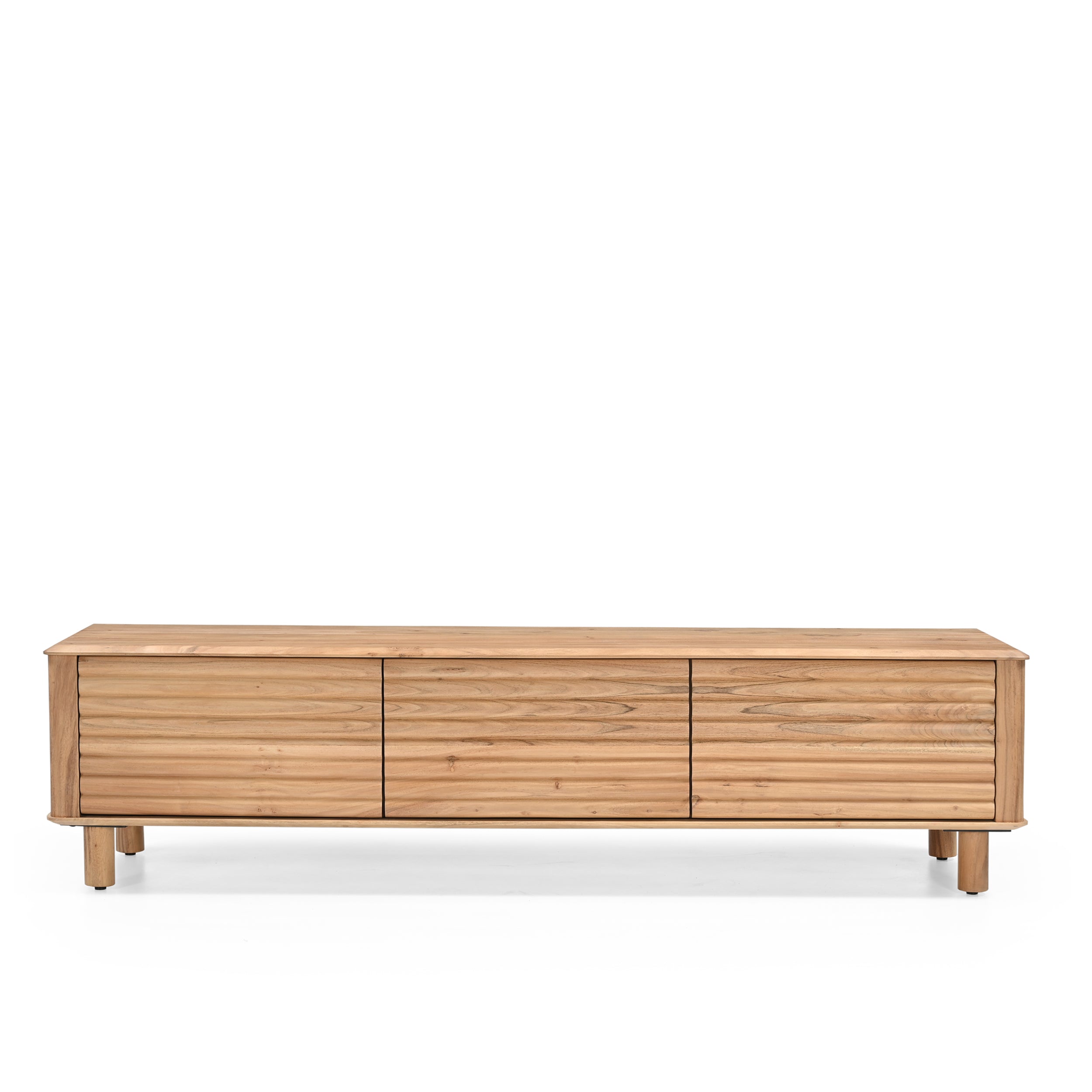 Kiso Solid Acacia Wood TV Stand (160cm)