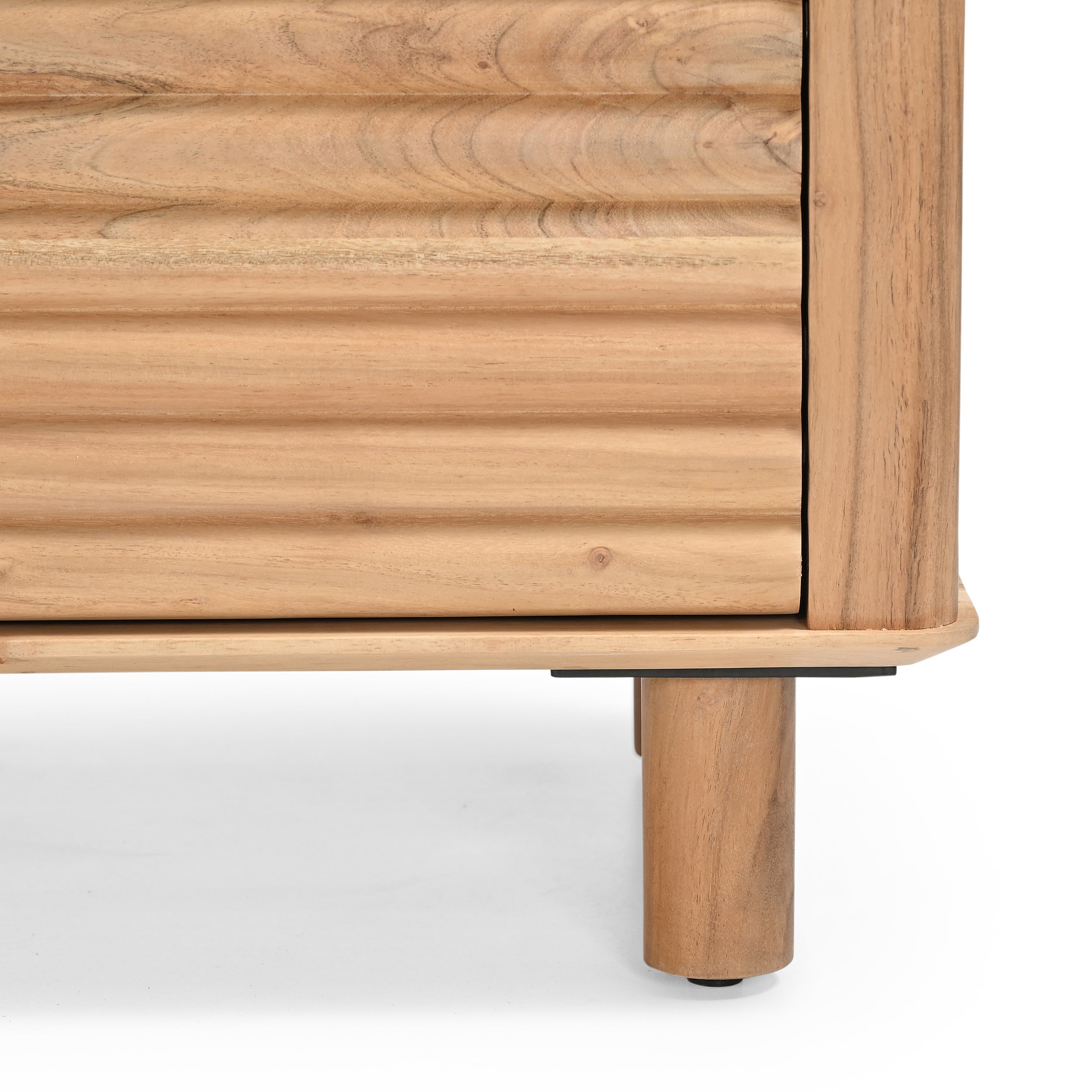 Kiso Solid Acacia Wood TV Stand (160cm)
