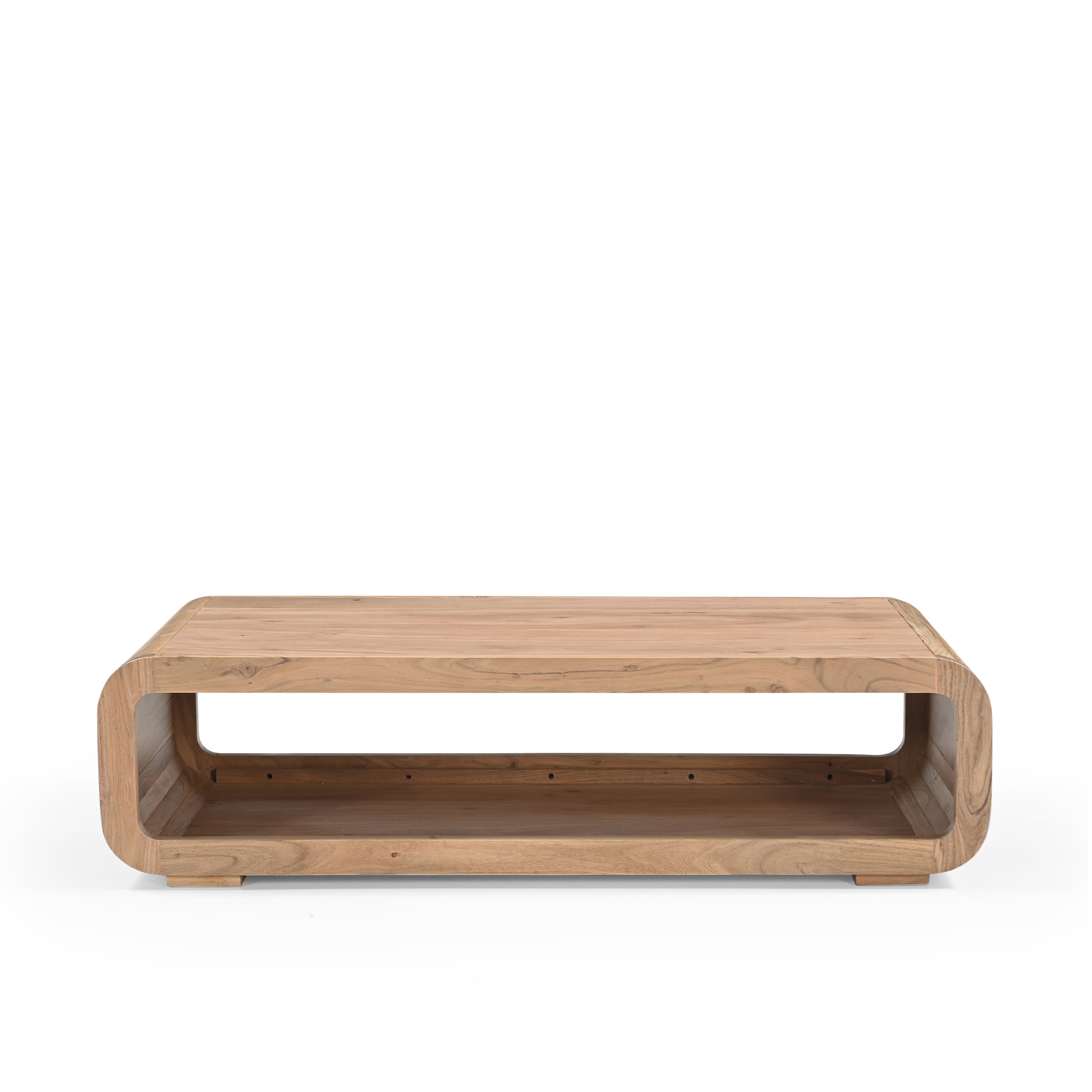 Ren Solid Acaica Wood Coffee Table Natural