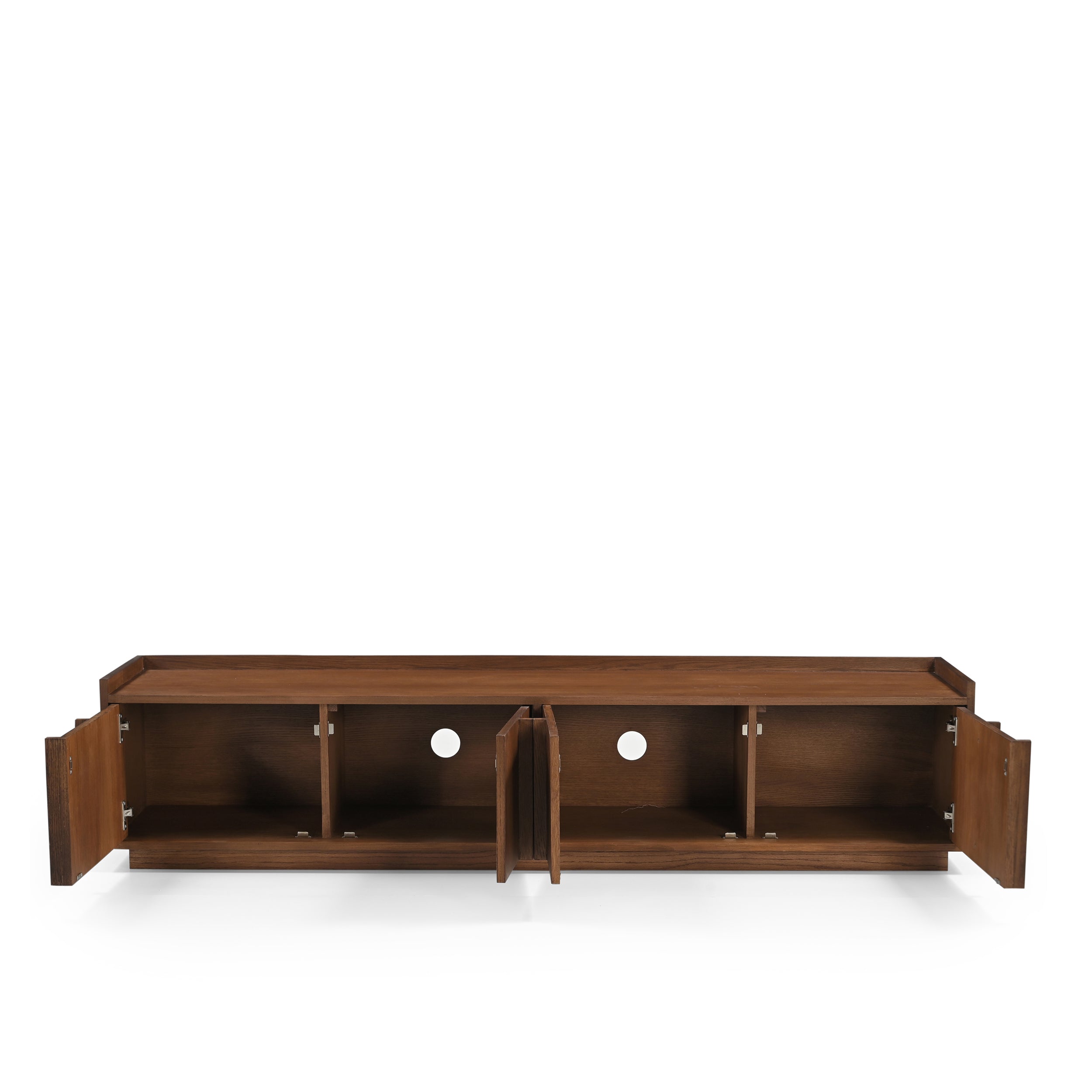 Kyoto Large 4 Door TV Stand in Walnut (180cm) – COKU Limited