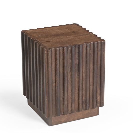 Harley Solid Mango Wood Side Table