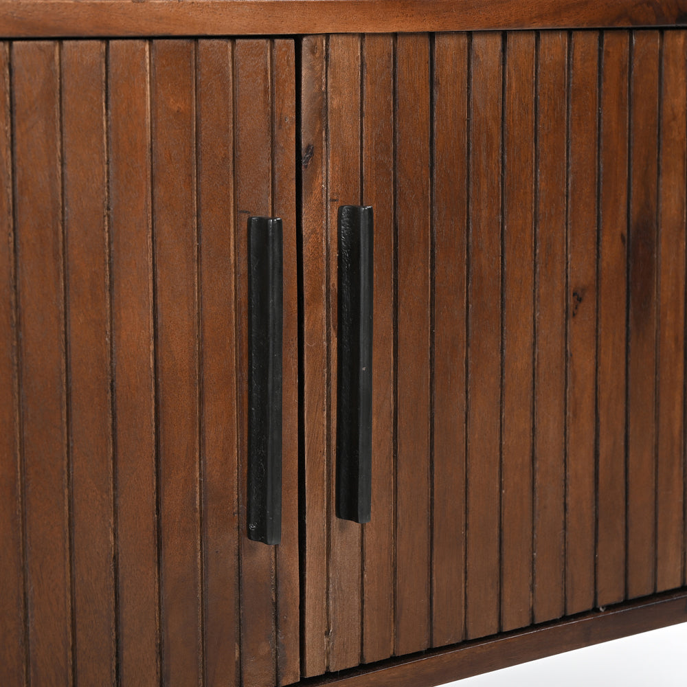 Oxley Solid Mango Wood TV Stand (110cm)