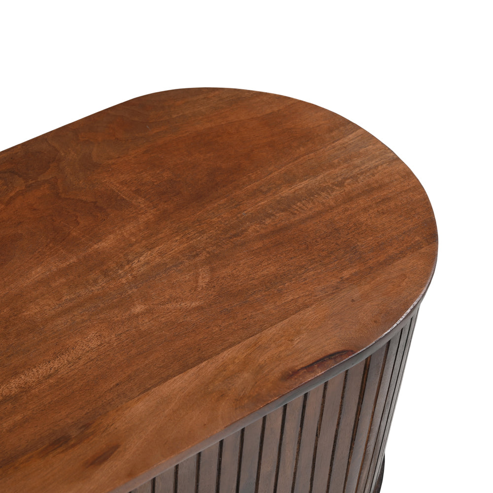 Oxley Solid Mango Wood TV Stand (110cm)