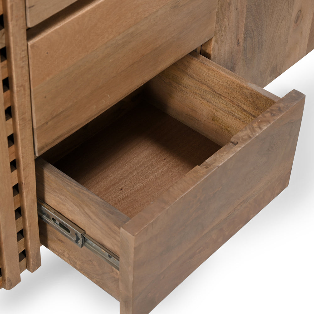 Nova Solid Mango Wood 2 Door 3 Drawer Sideboard