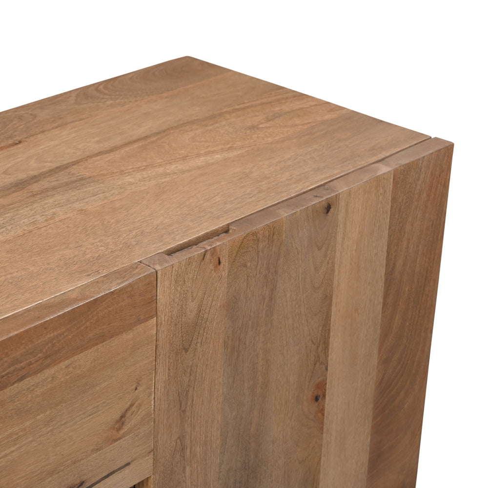 Nova Solid Mango Wood 2 Door 3 Drawer Sideboard