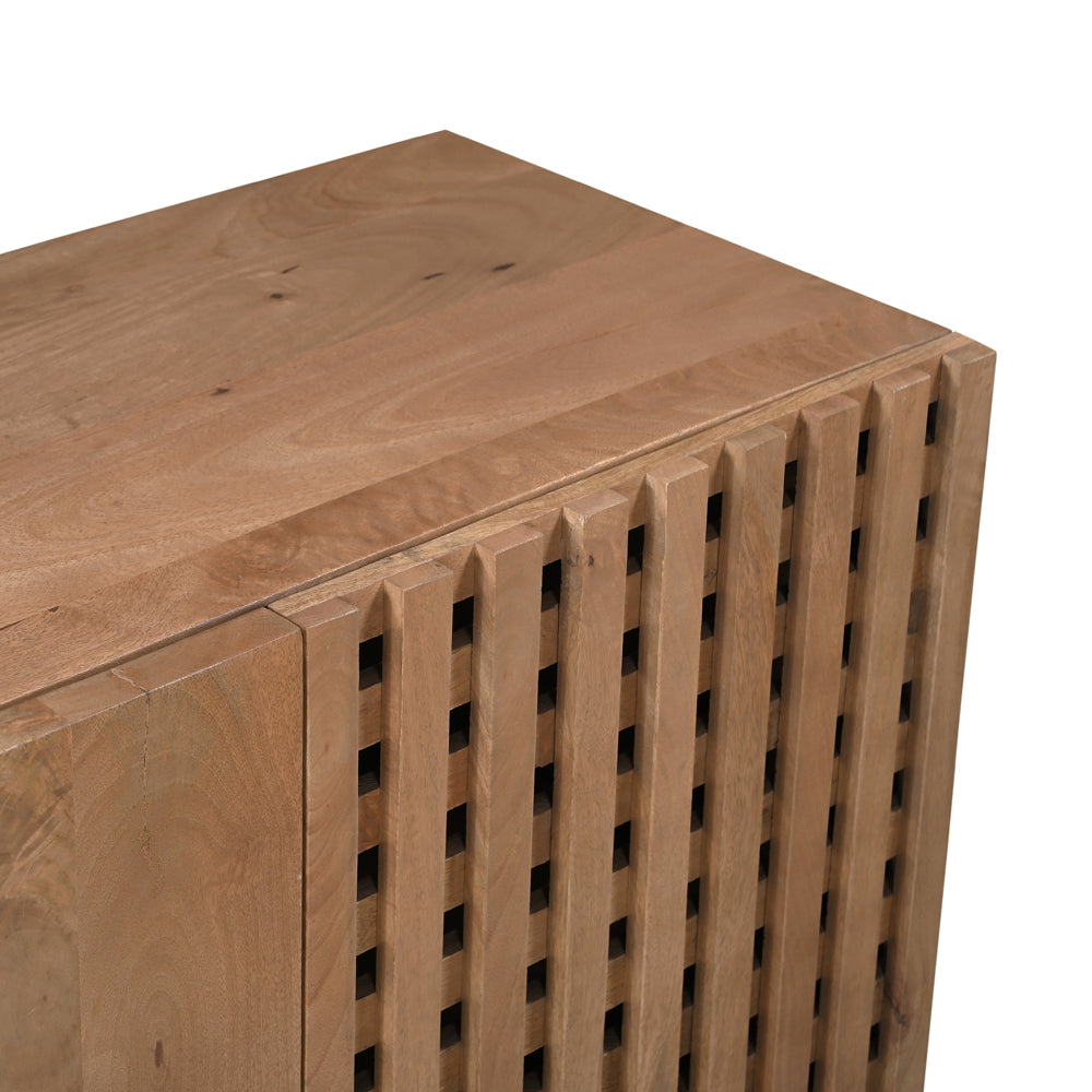 Nova Solid Mango Wood 4 Door Sideboard