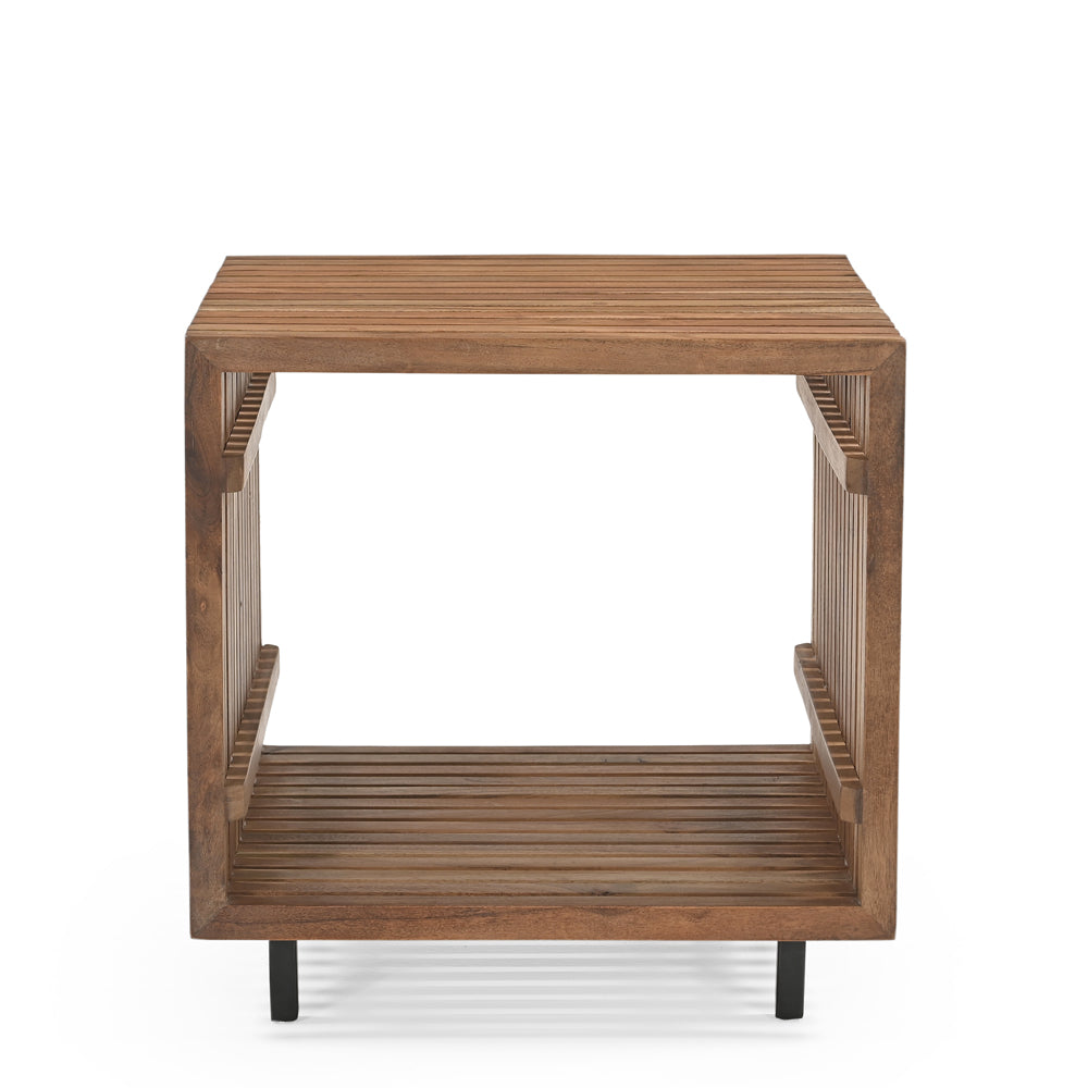 Gelo Solid Acacia Wood Side Table