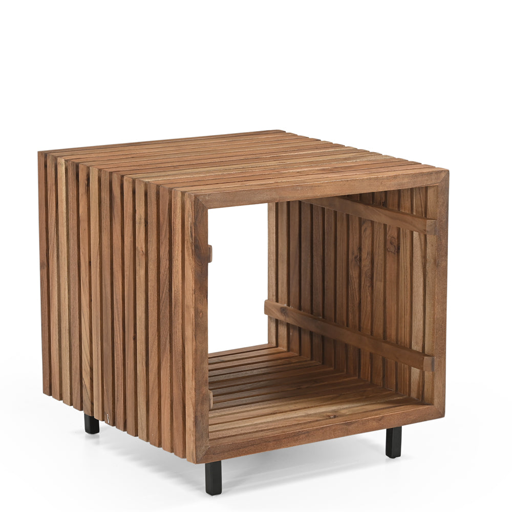 Gelo Solid Acacia Wood Side Table
