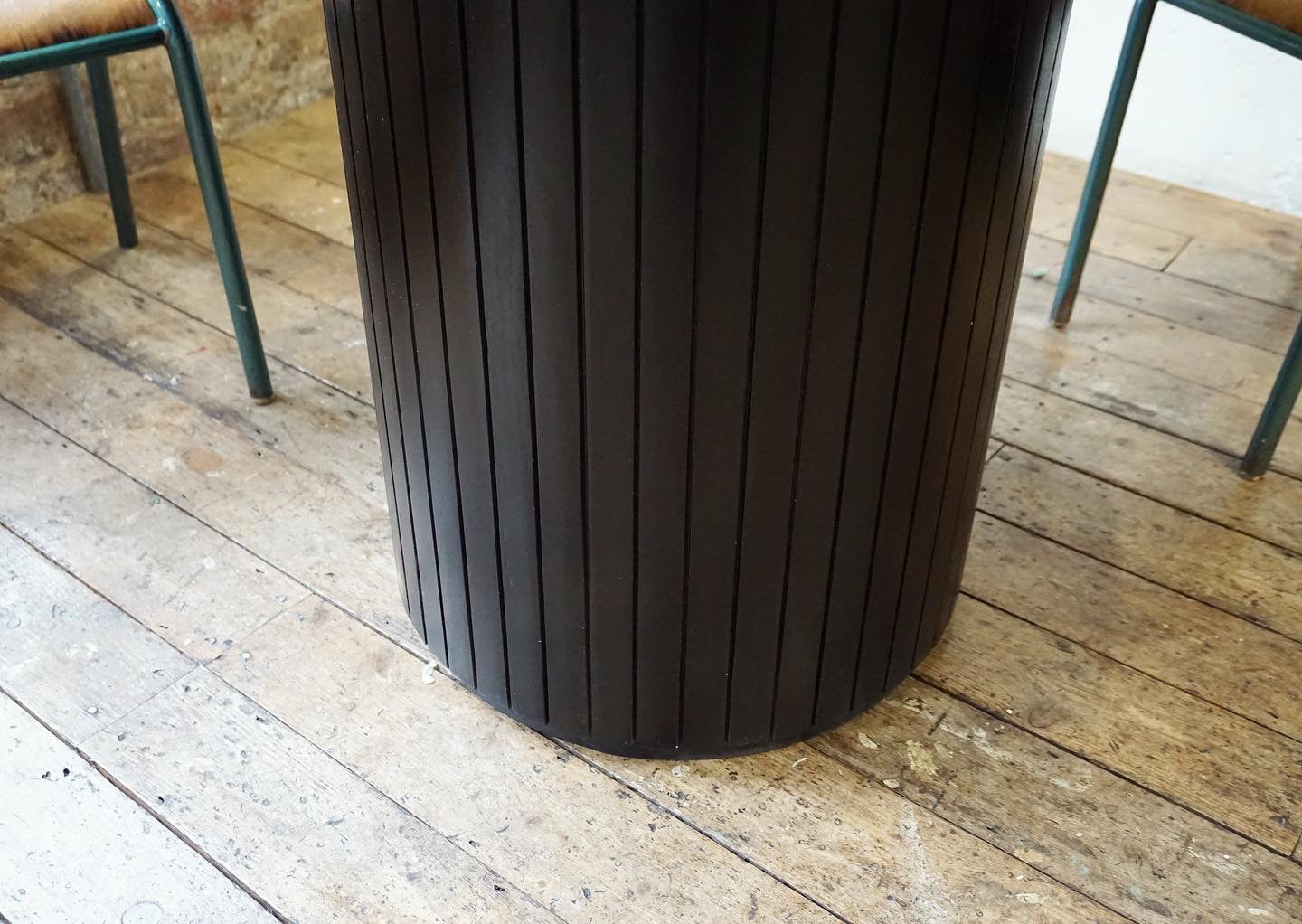 Lucia Solid Mango Wood Dining Table Black (2 Sizes)