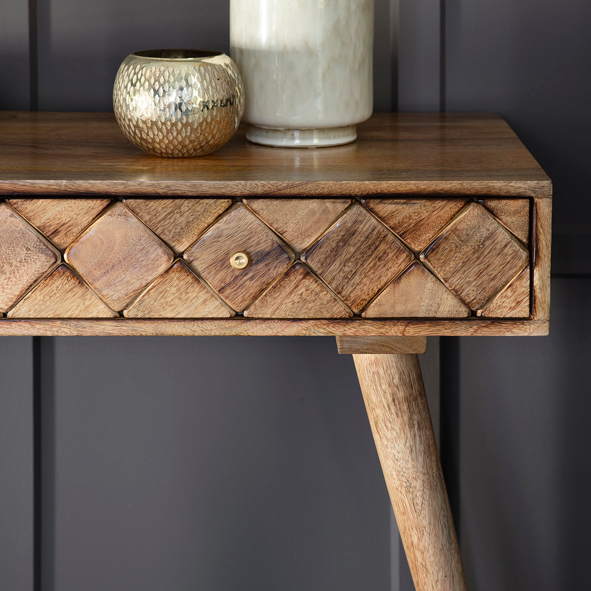 Tuscany Console Table - Burnt Wax