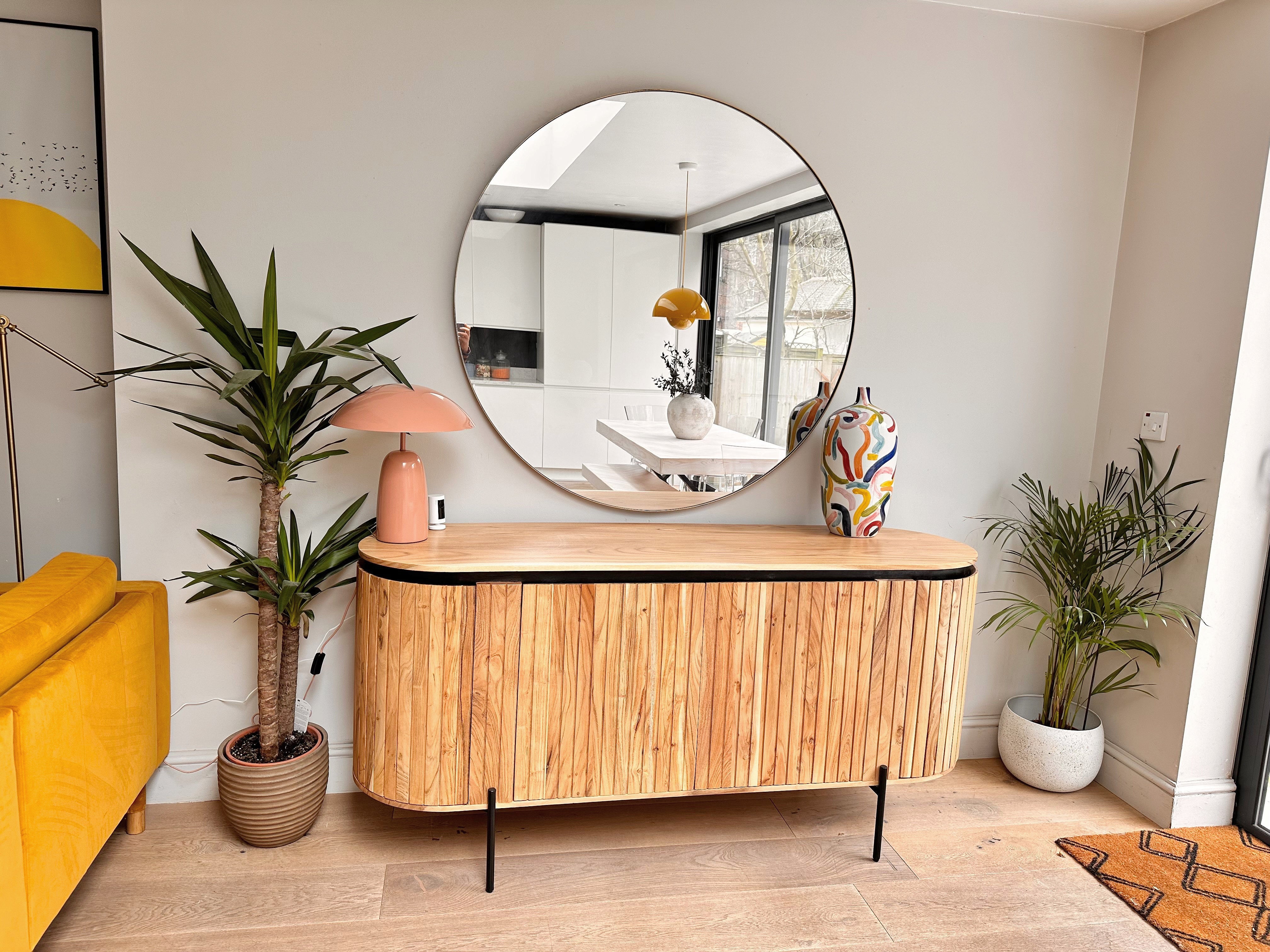 Lucia Large Solid Acacia Wood Sideboard