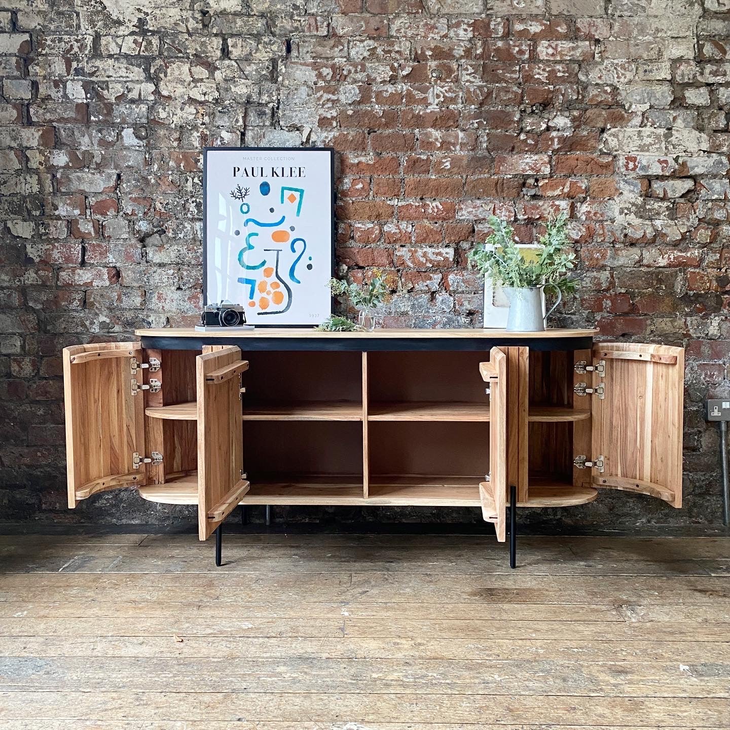 Lucia Large Solid Acacia Wood Sideboard