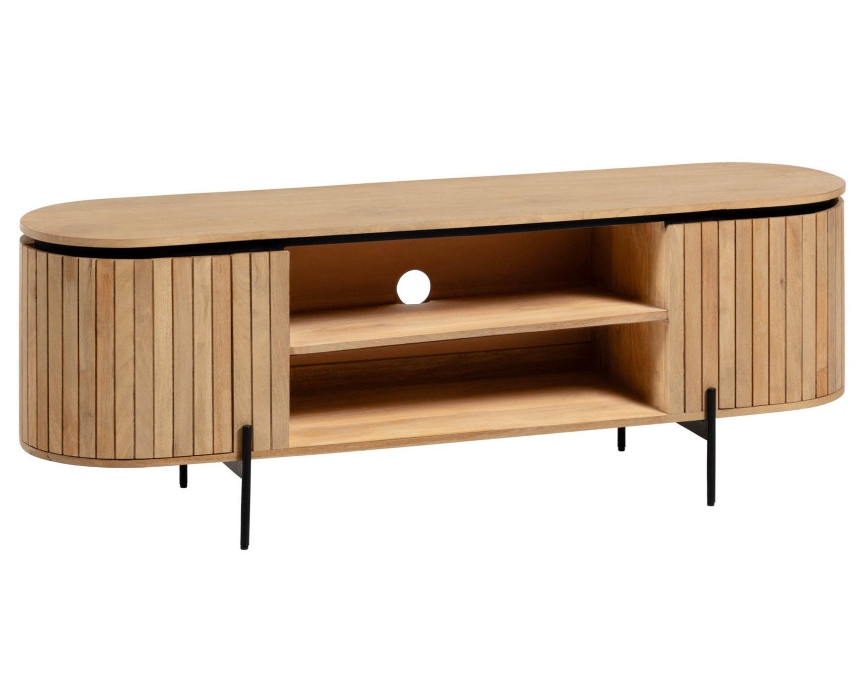 Lucia Solid Acacia Wood TV Stand (160cm)