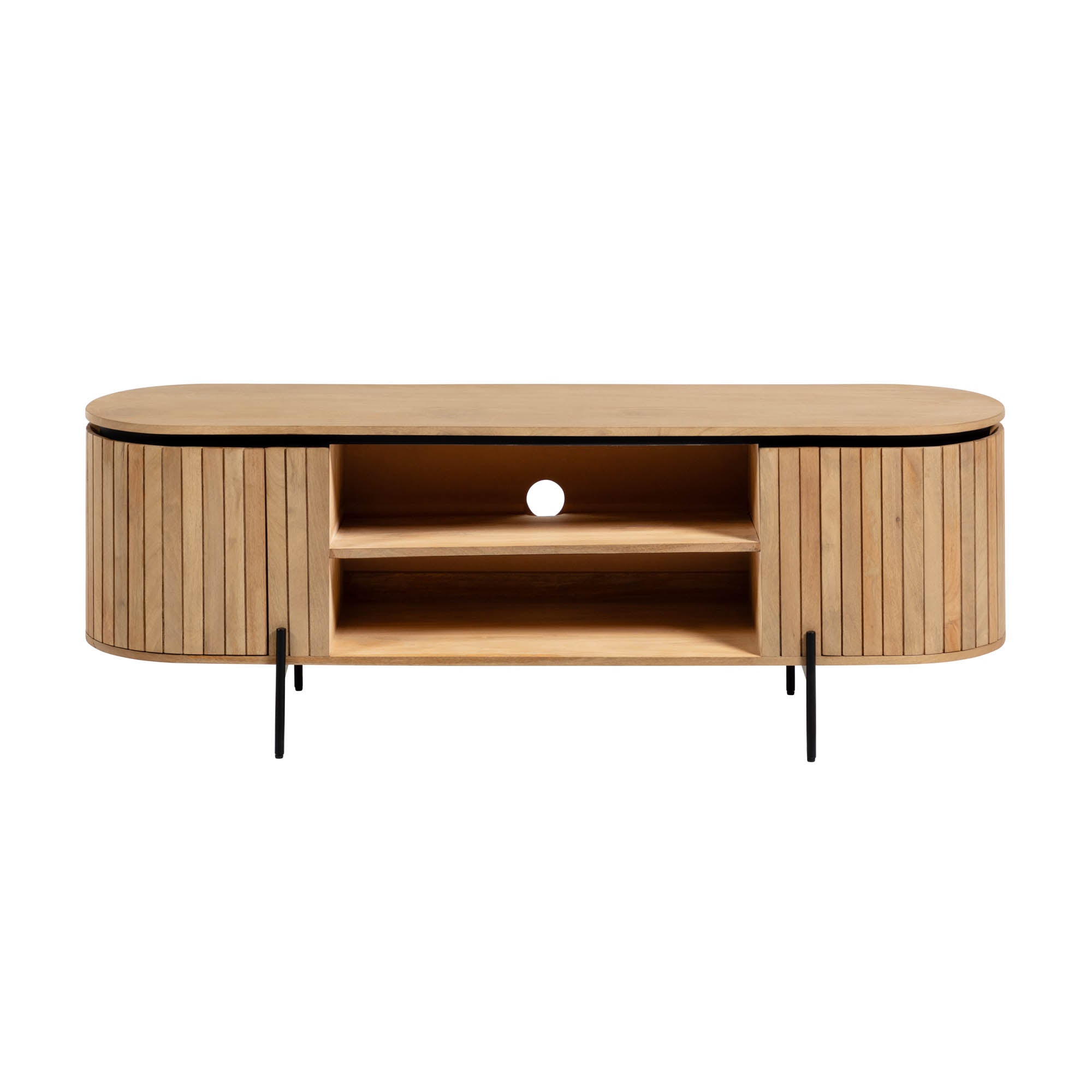 Lucia Solid Acacia Wood TV Stand (160cm)