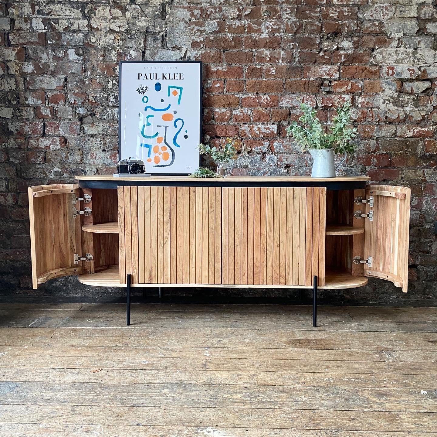 Lucia Large Solid Acacia Wood Sideboard