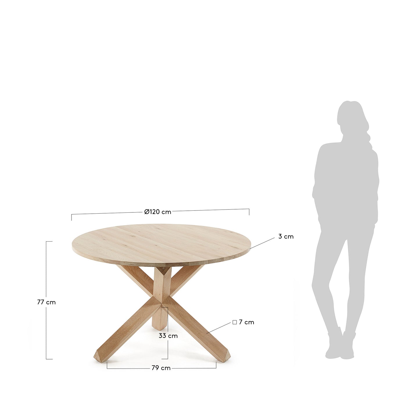 Lotus Solid Wood Dining Table