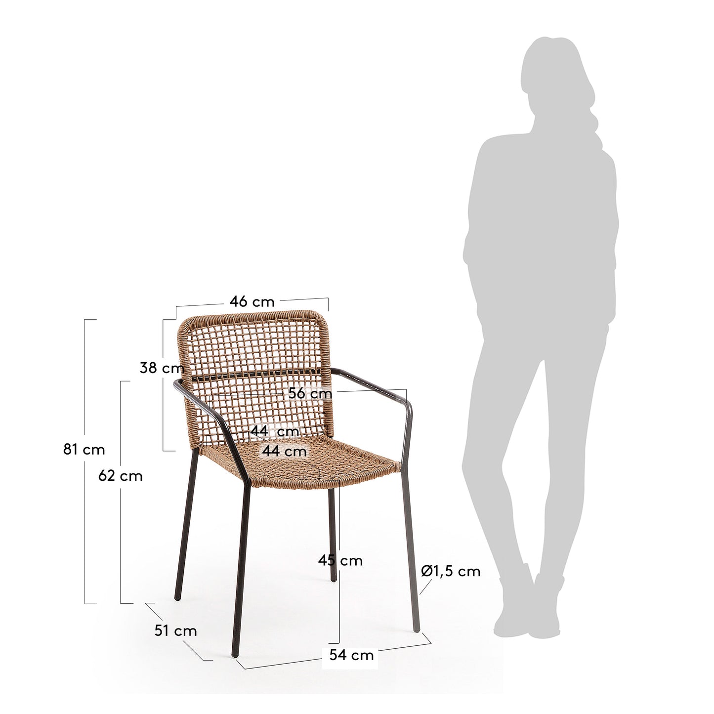 Boomer Dining Chair - Beige (4pk)