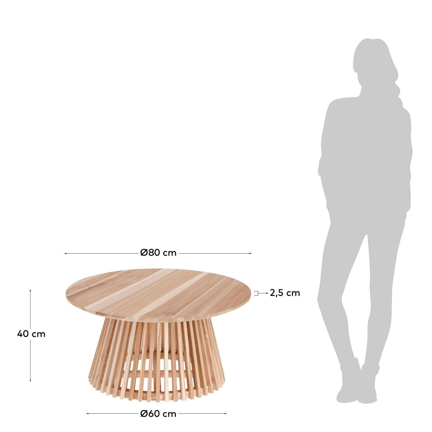 Remi Coffee Table - Natural